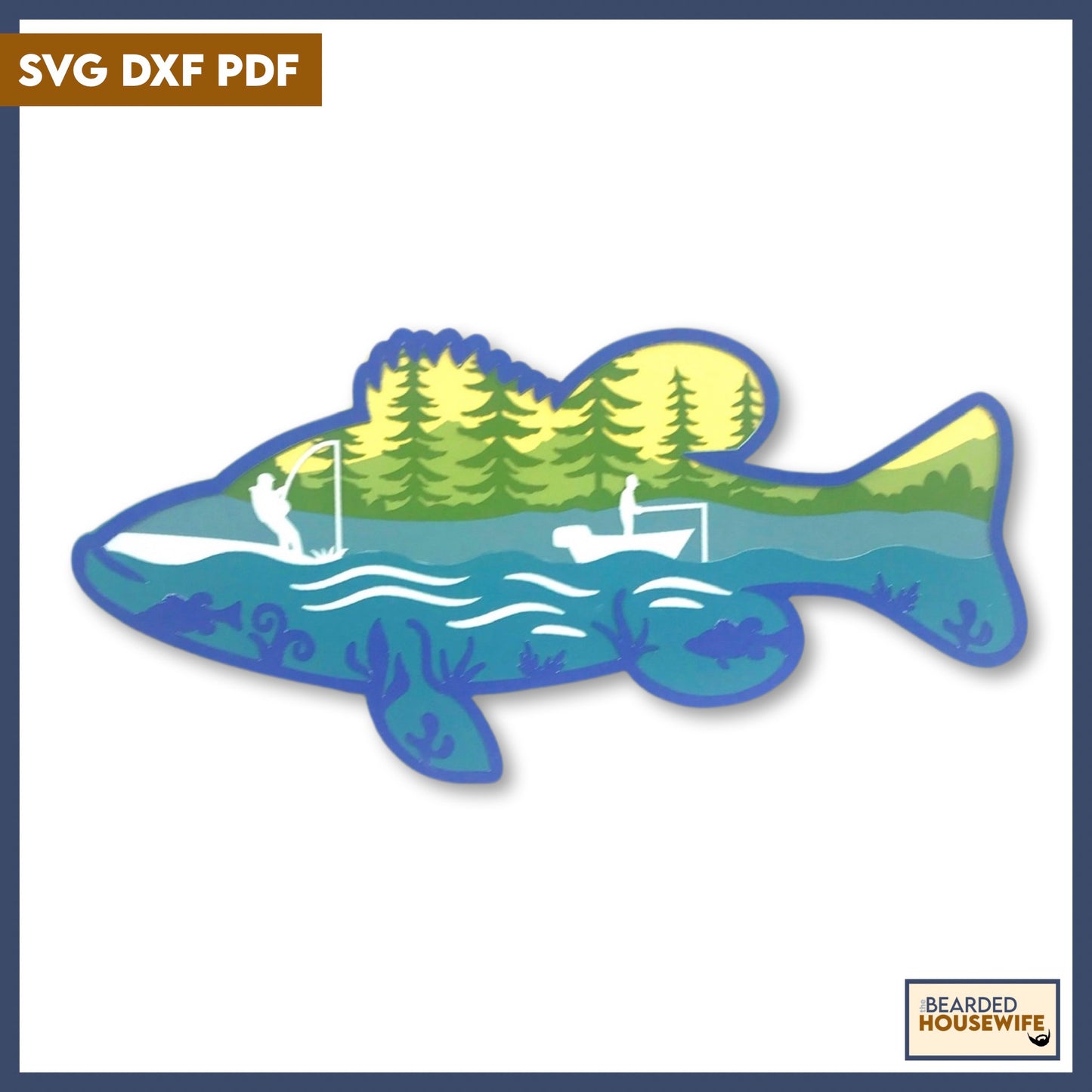 Layered Fish Paper Craft