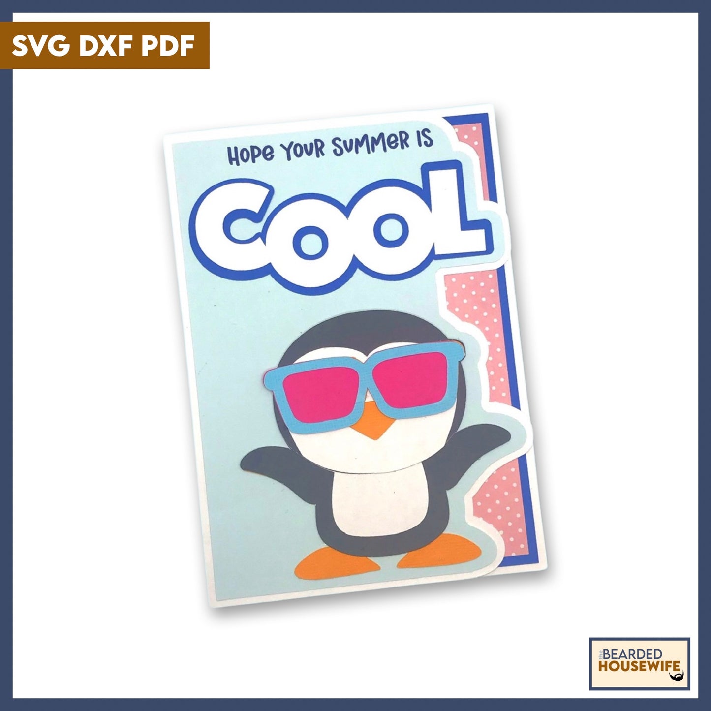 Cool Summer Side Edge Card