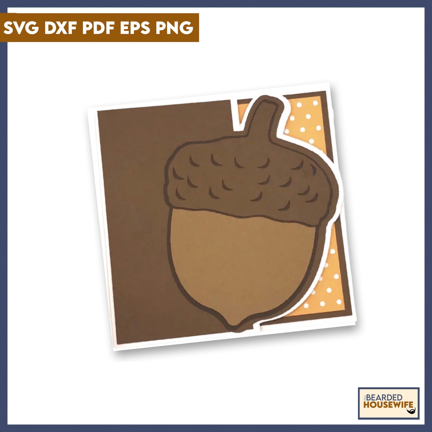 Acorn Side Edge Card