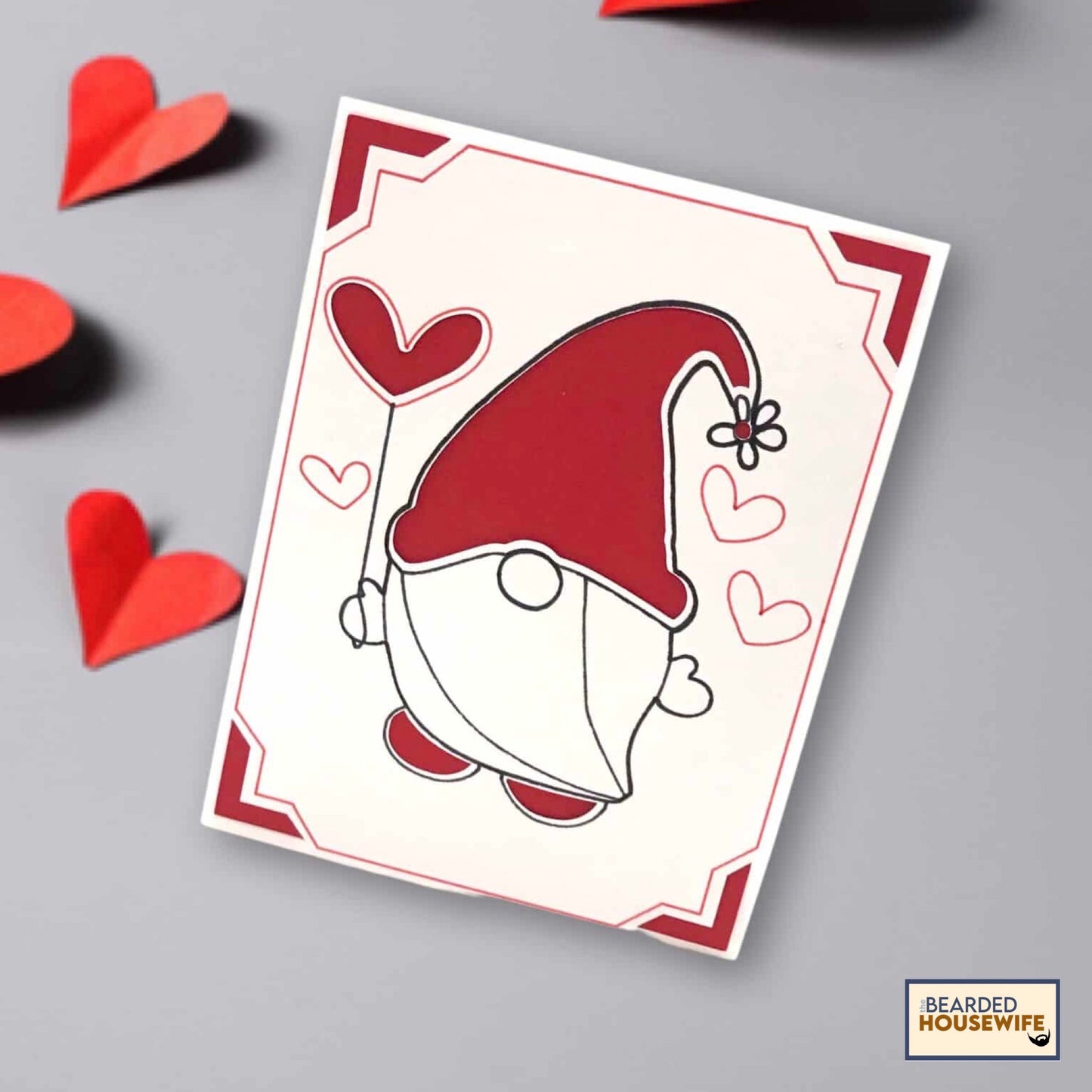Gnome Valentine Insert Card