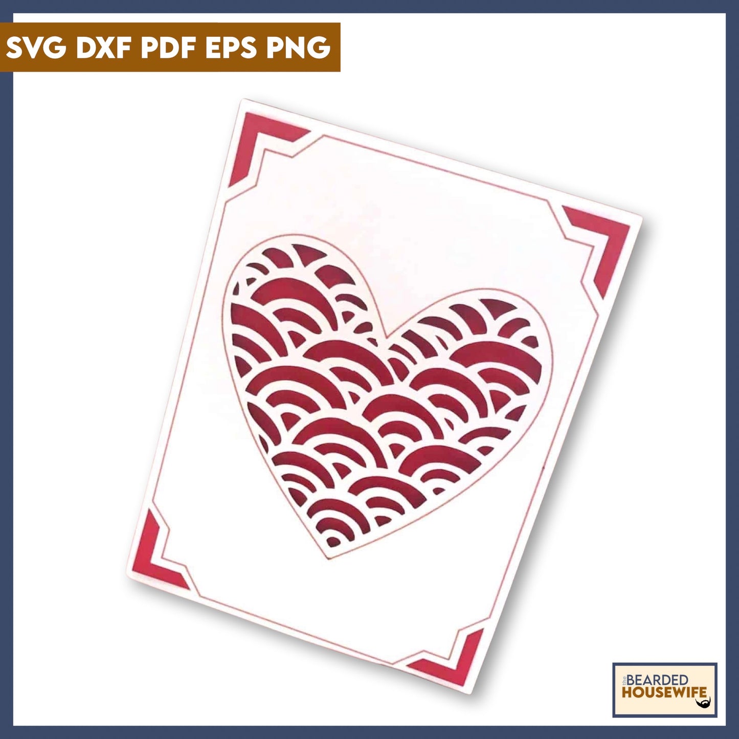 Heart Cutout Insert Card