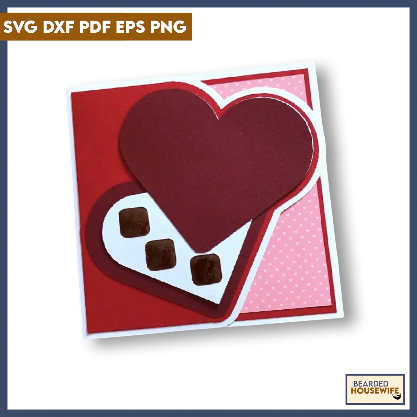 Box Chocolate Valentine SIde Edge Card