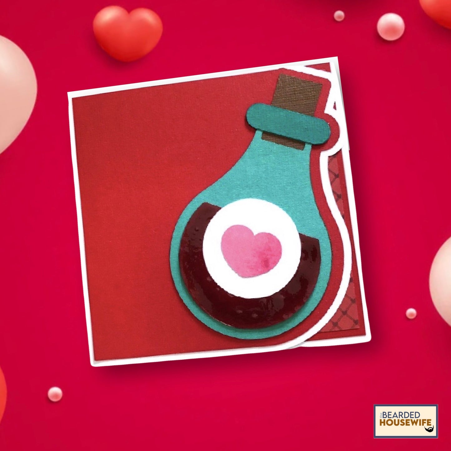 Love Potion Valentine SIde Edge Card