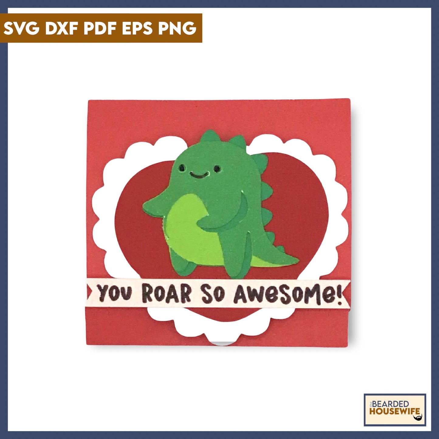 Roar Valentine Treat Holder