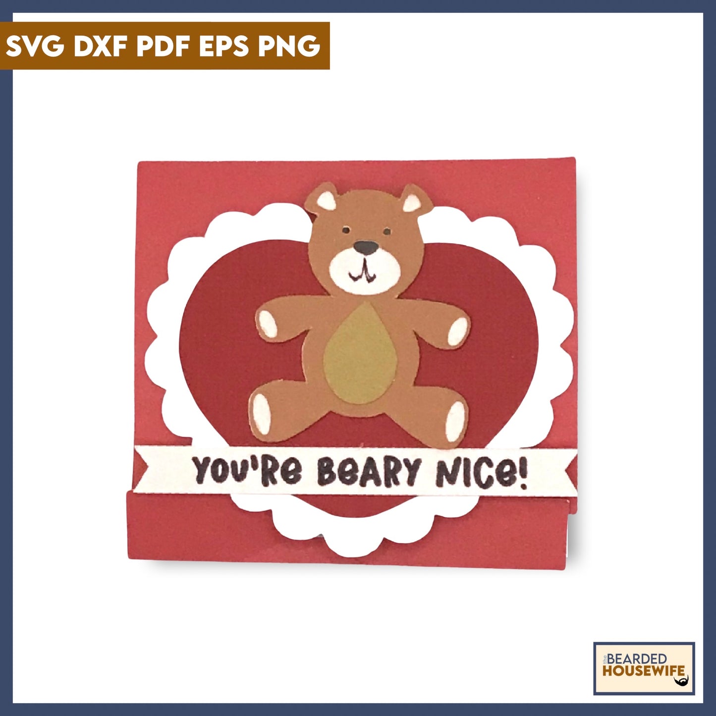 Bear Valentine Treat Holder