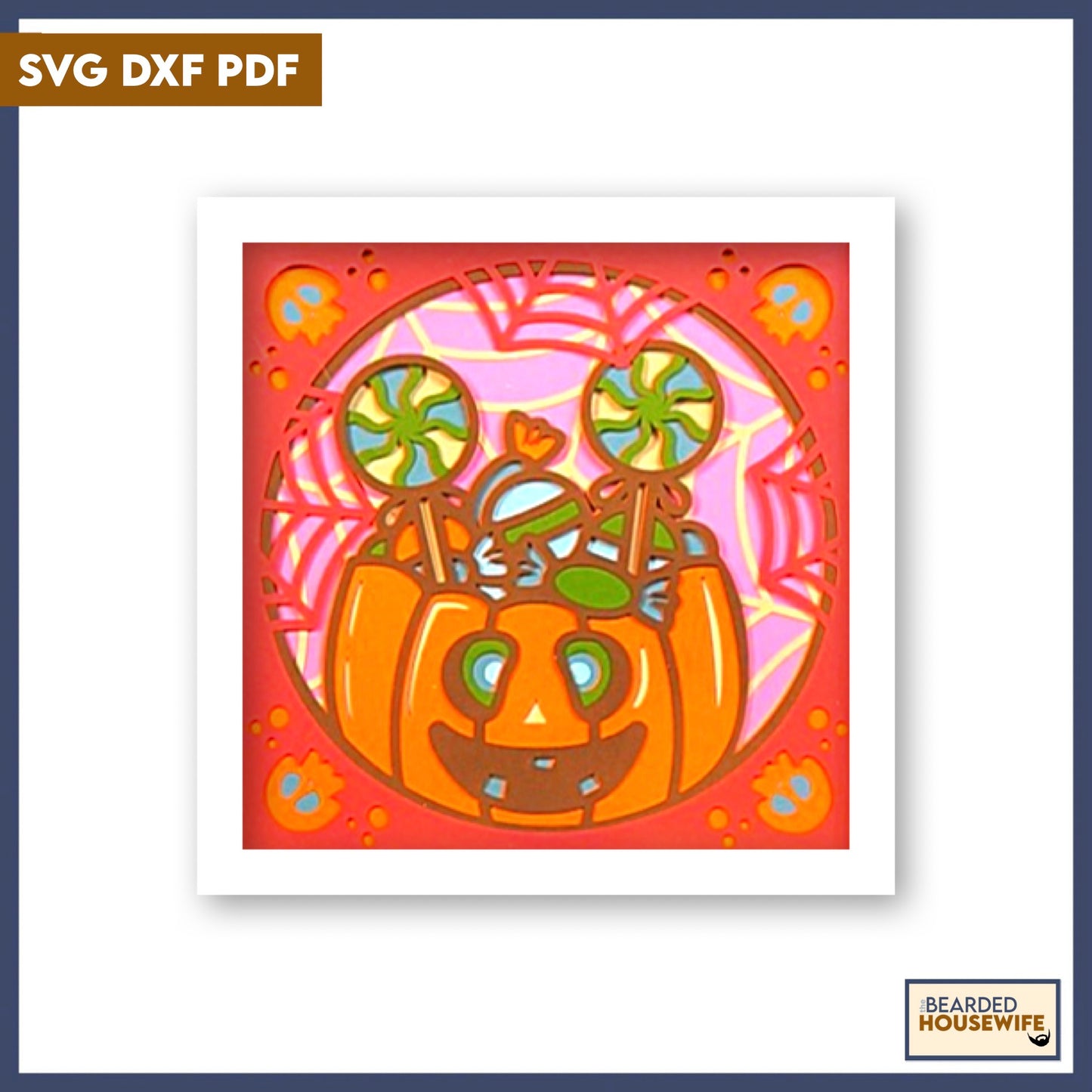 Halloween Candy Shadow Box