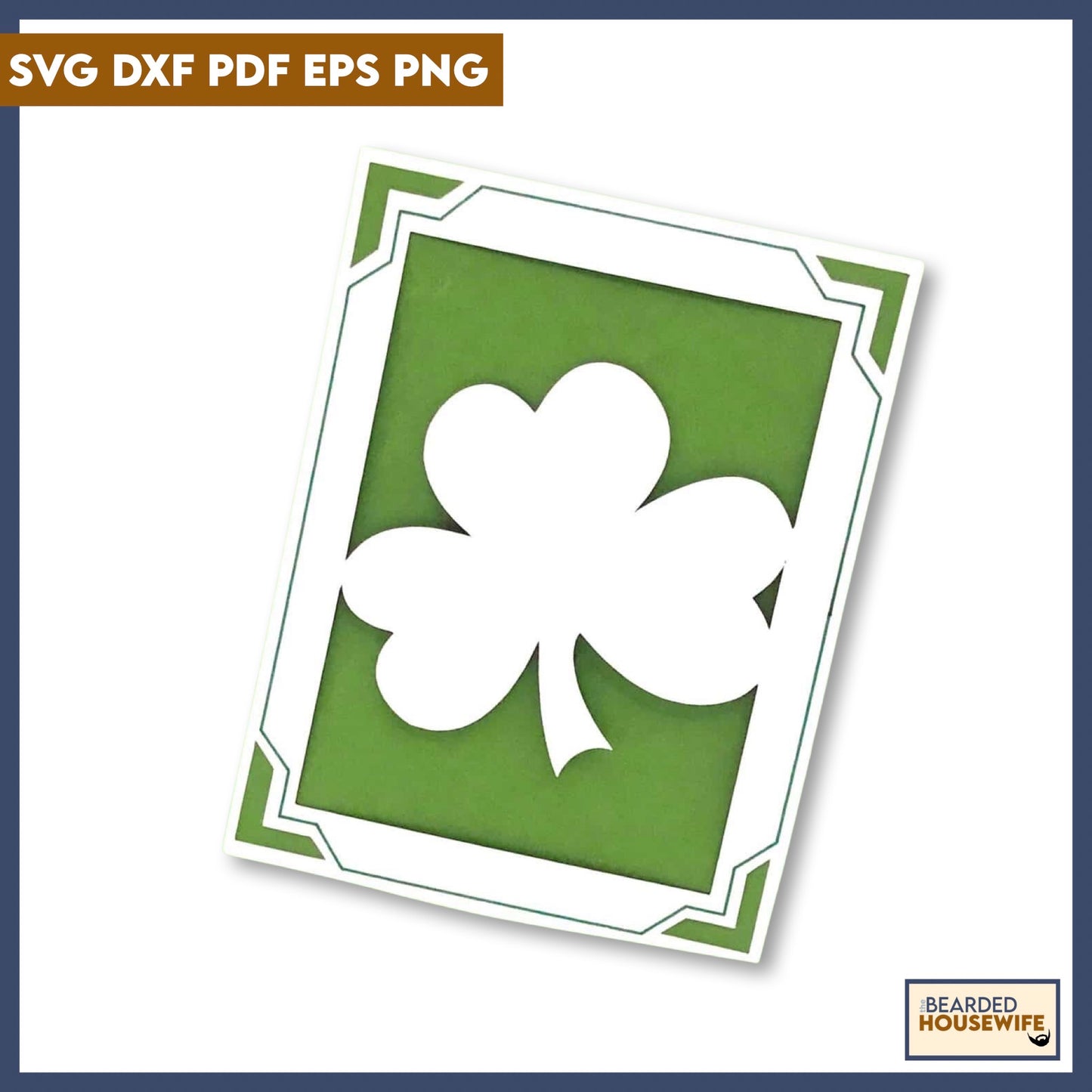 Shamrock Cutout Insert Card