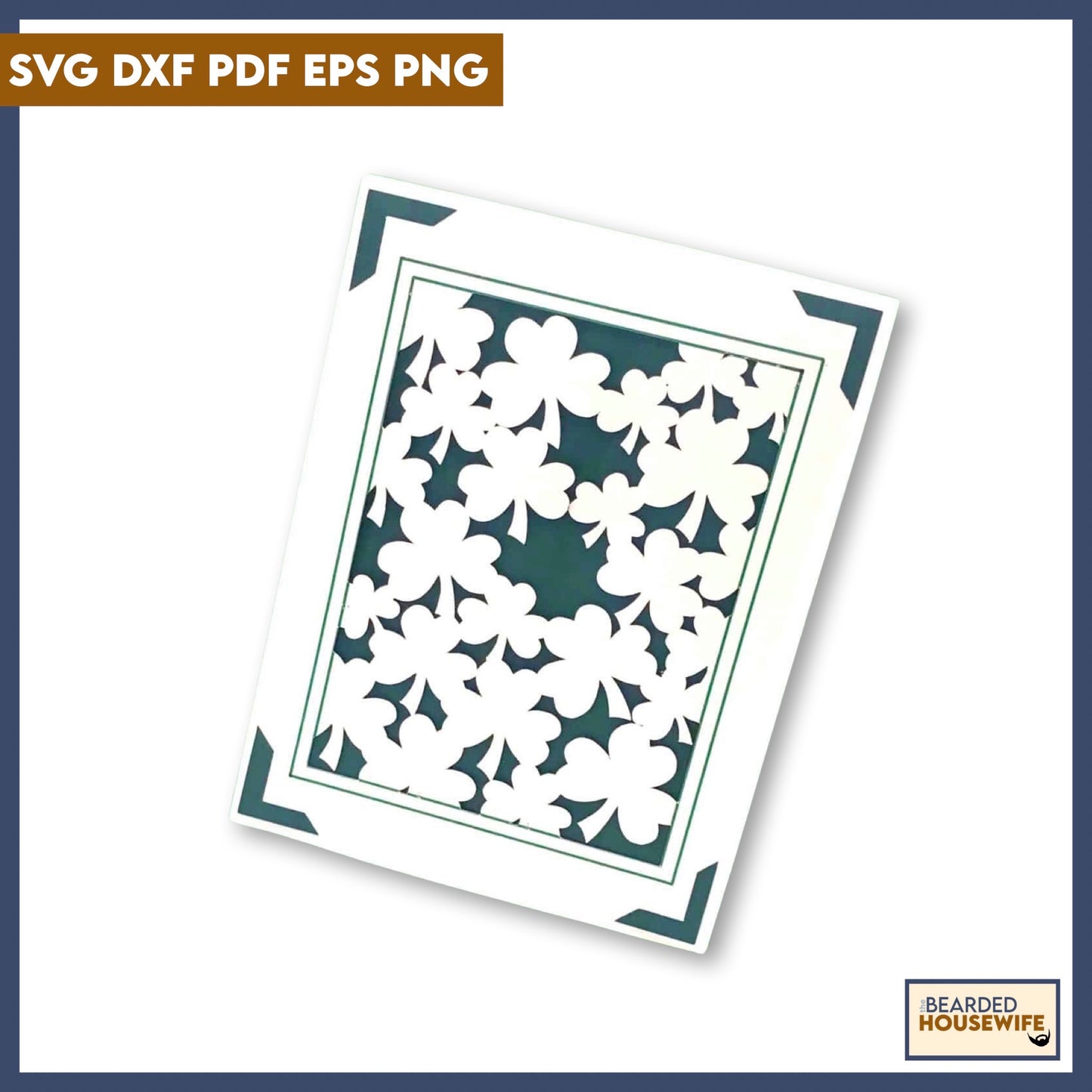 Shamrock Cluster Insert Card