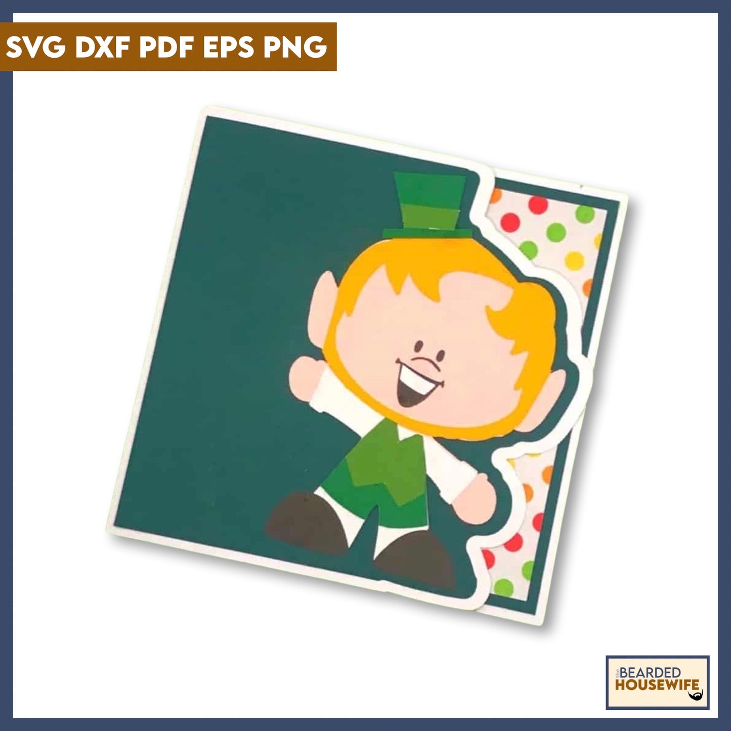 Leprechaun Side Edge Card