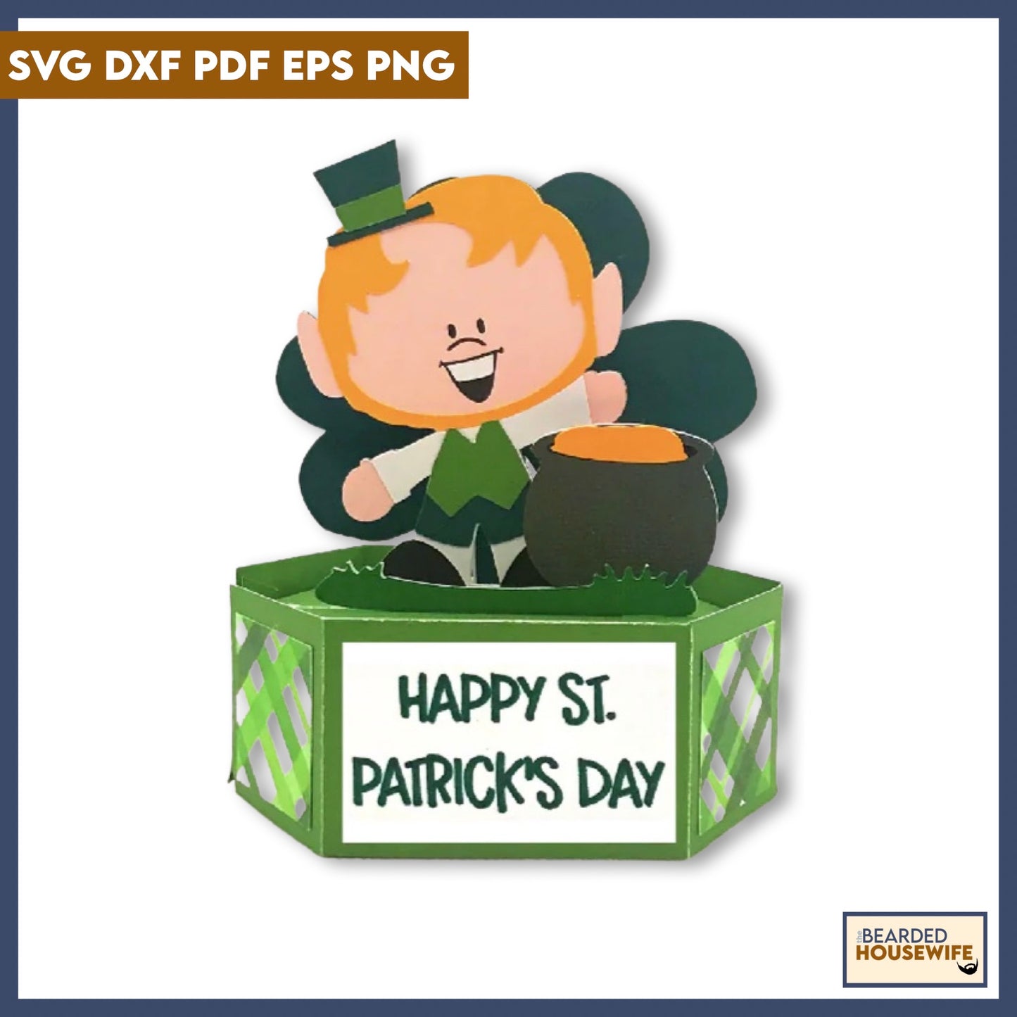 Leprechaun Boy 360 Box Card
