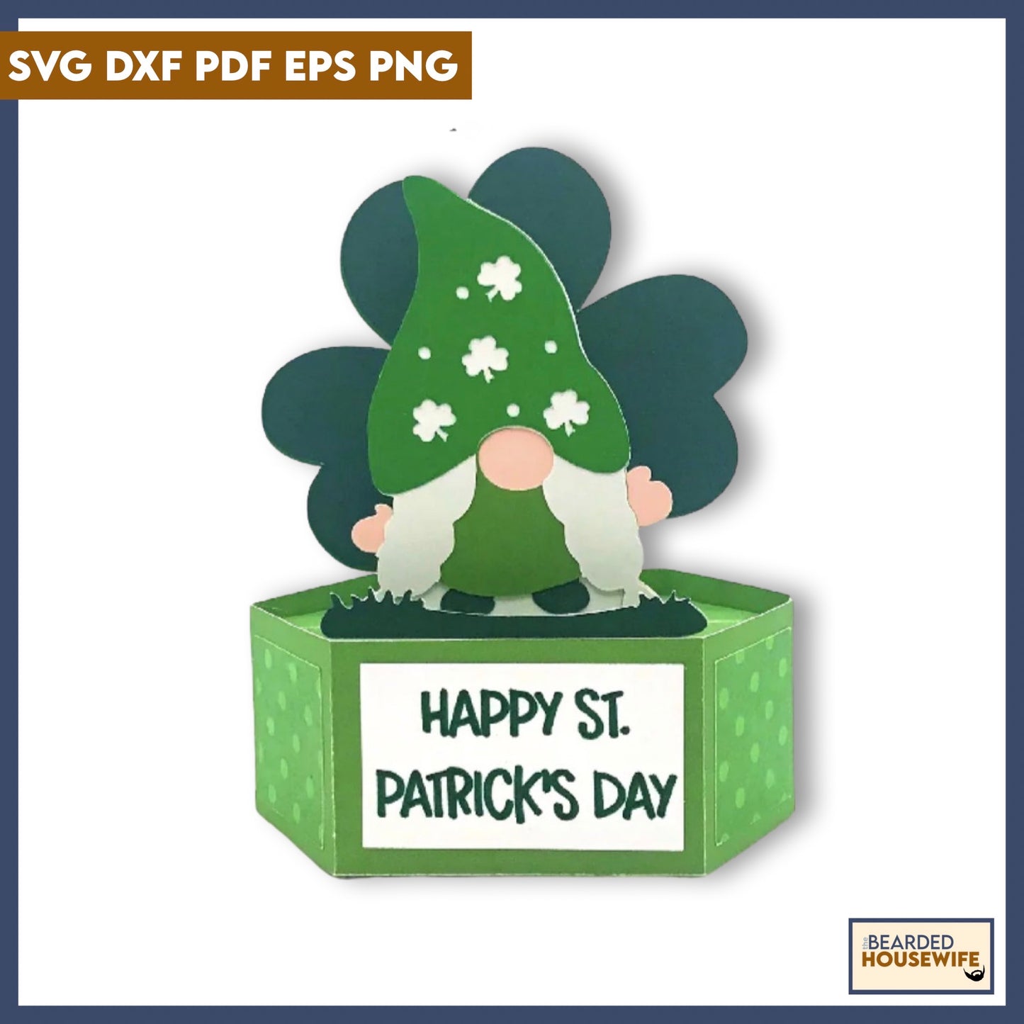 Gnome Girl 360 Box Card