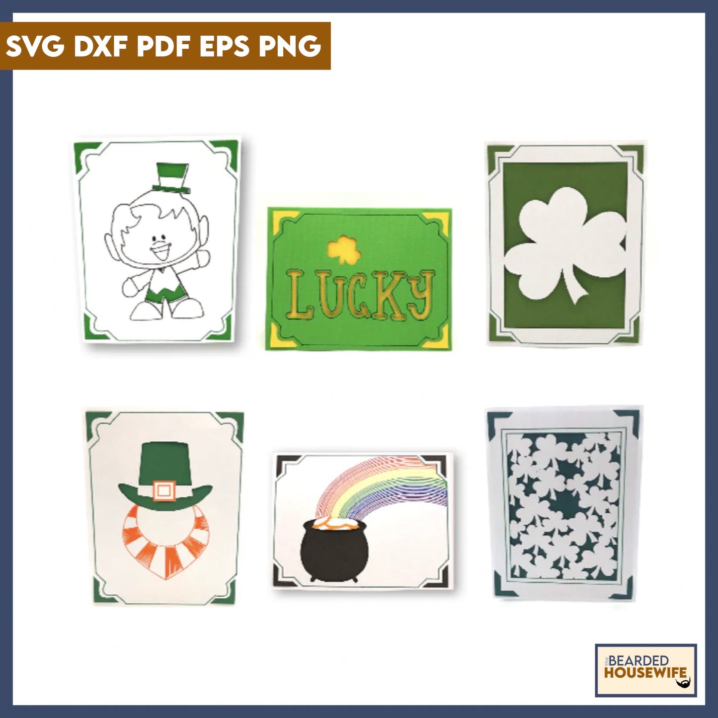 St. Patrick's Day Insert Card Bundle