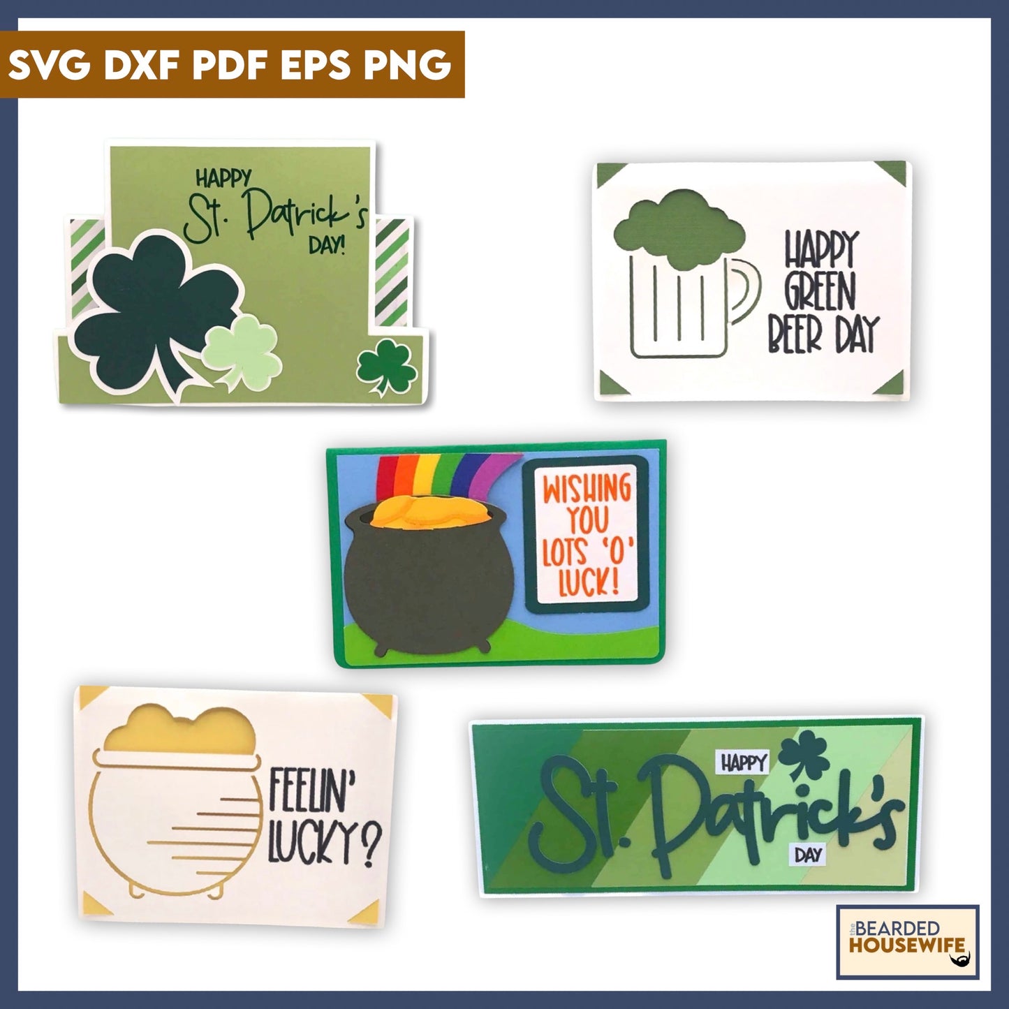 St. Patrick's Day Card Bundle 1
