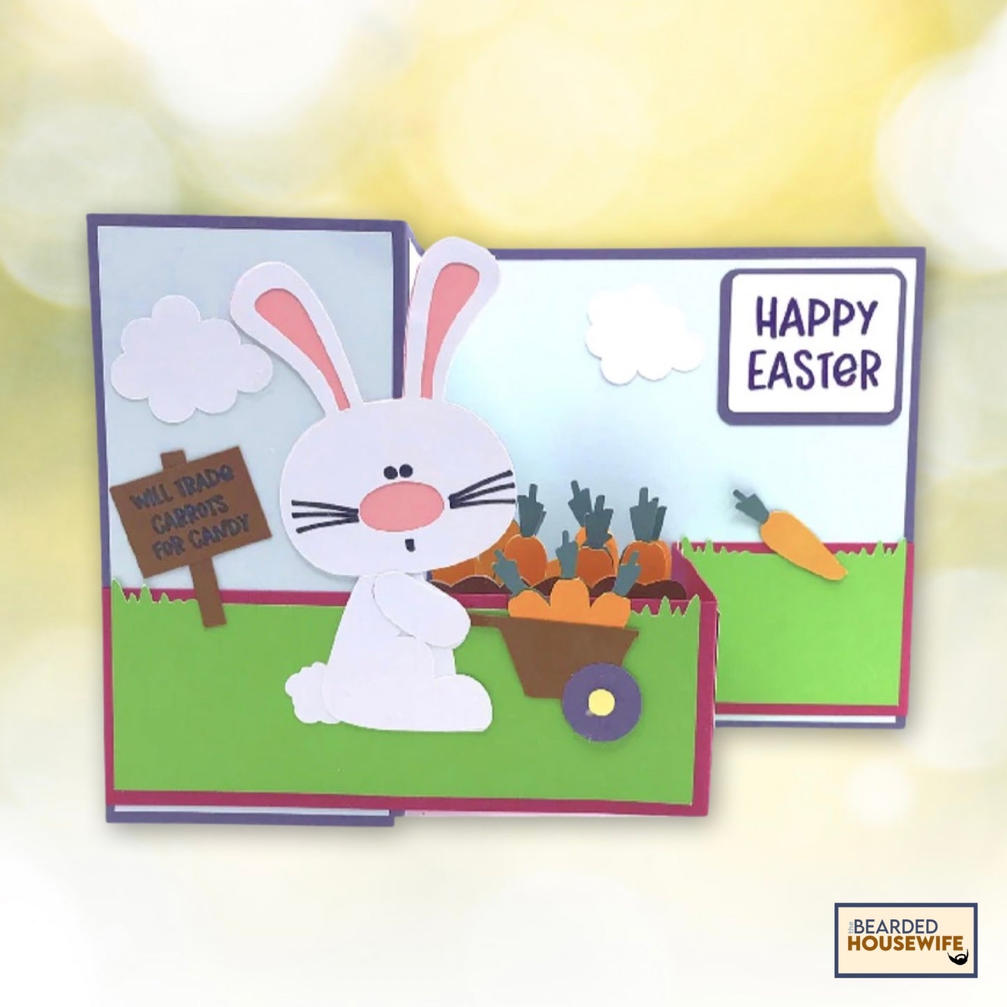 Easter Bunny Z-Fold Card