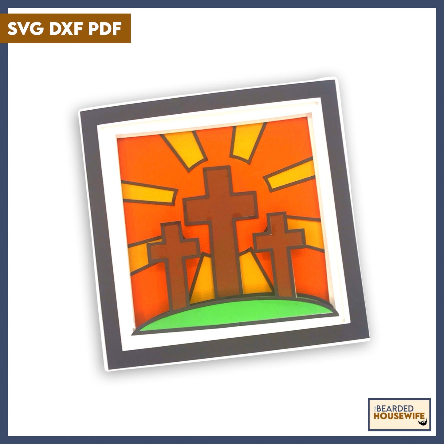 He is Risen Diorama Card