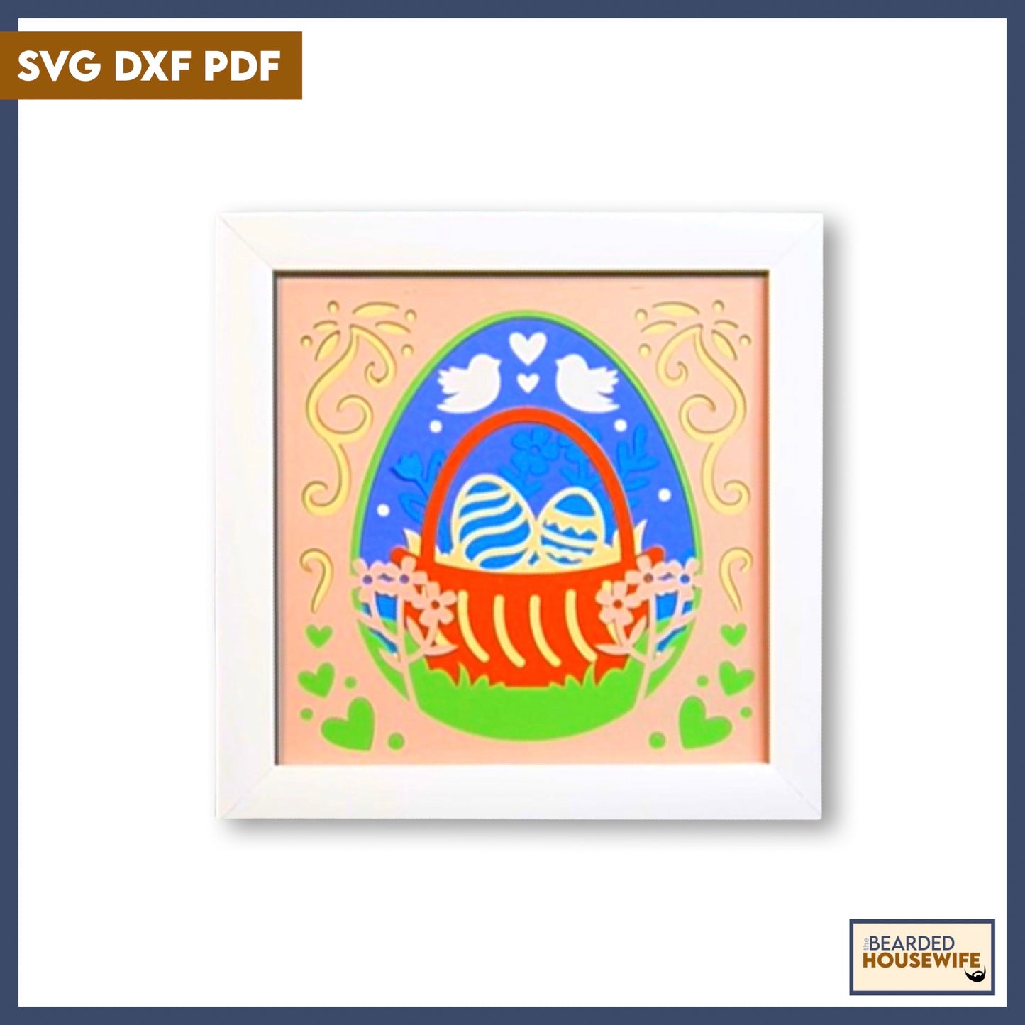 Easter Basket Shadow Box