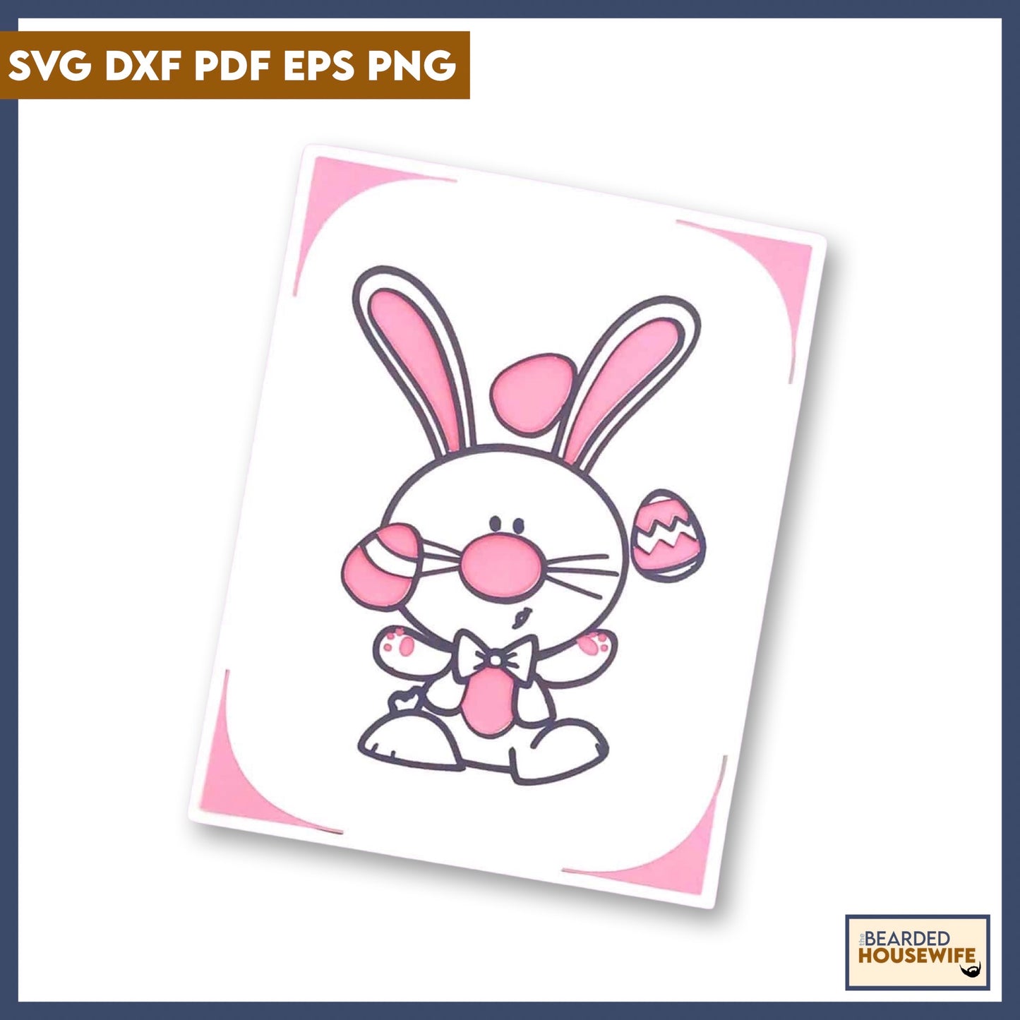 Easter Bunny Insert Card