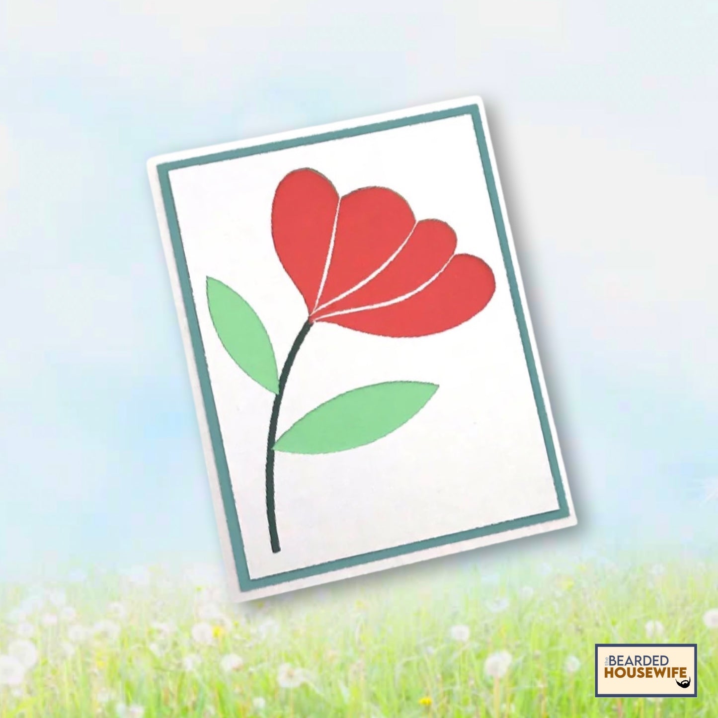 Stacked Flower Card 2