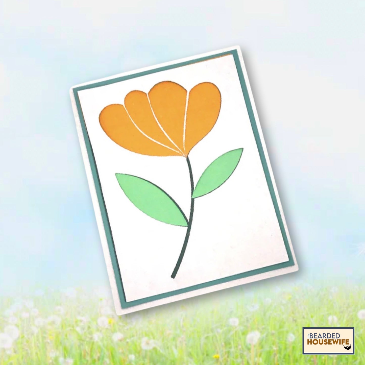 Stacked Flower Card 4