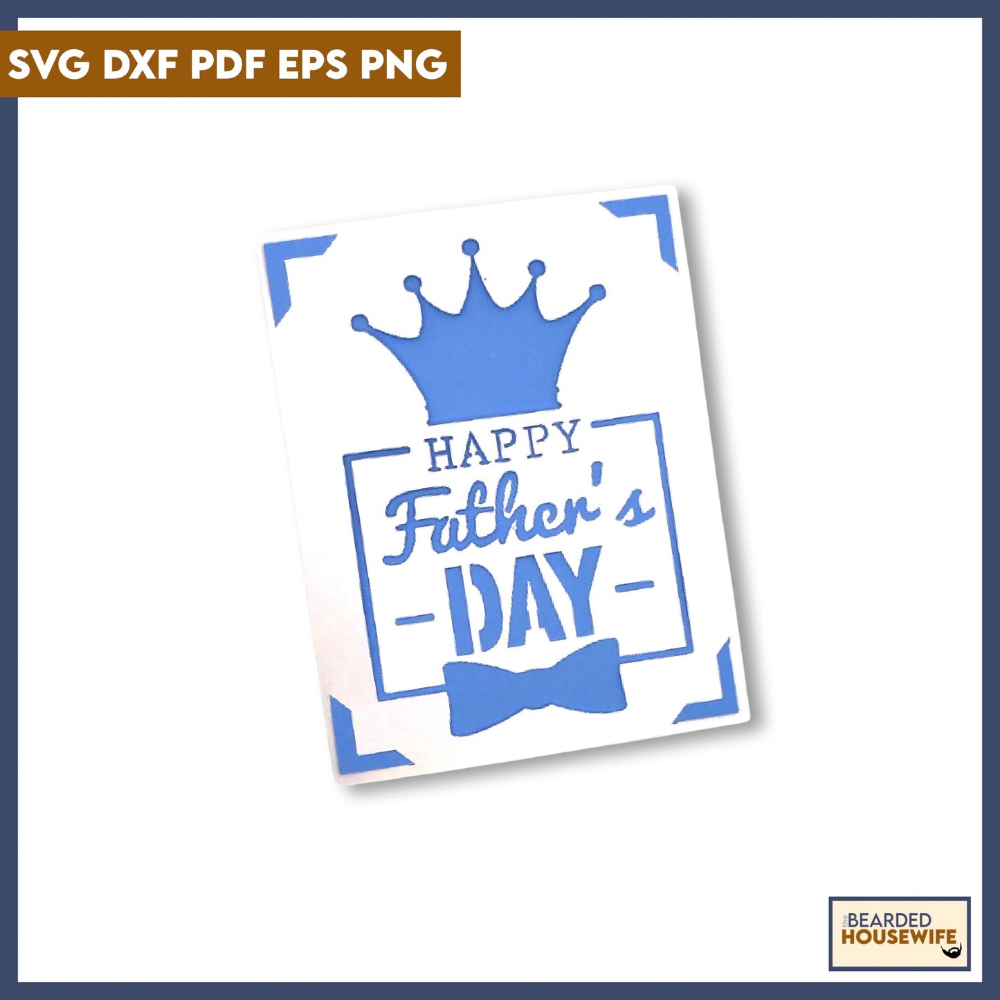 Father's Day Crown Insert Card