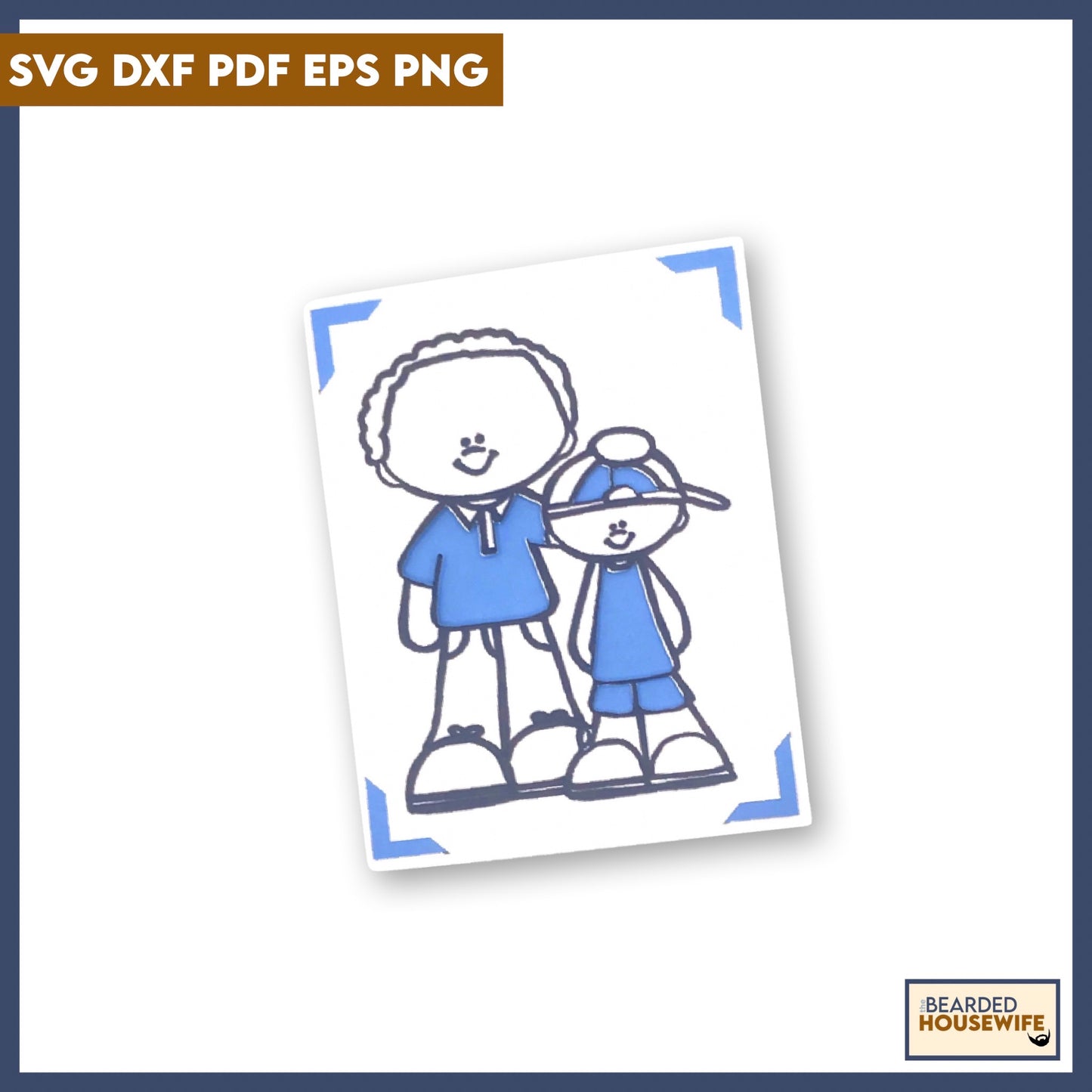 Dad and Son Insert Card