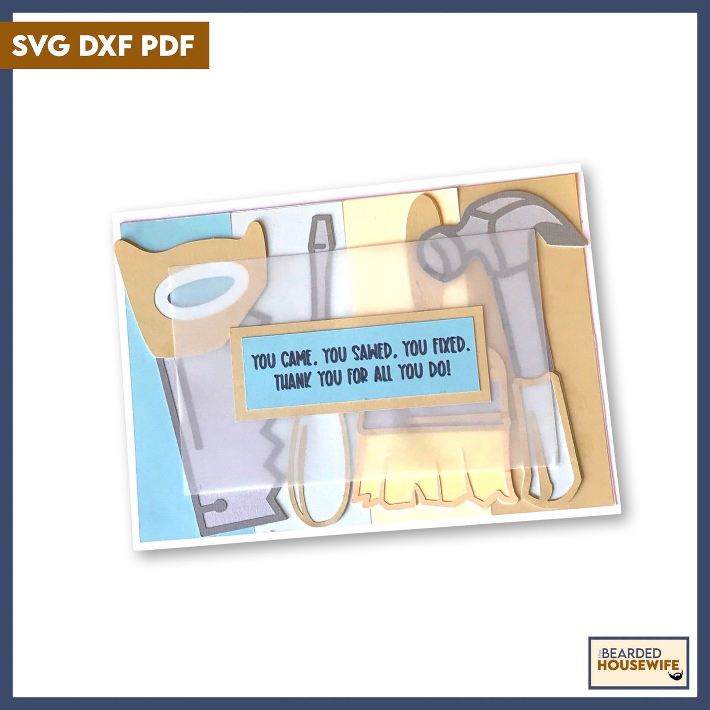 Tools Thank You Card