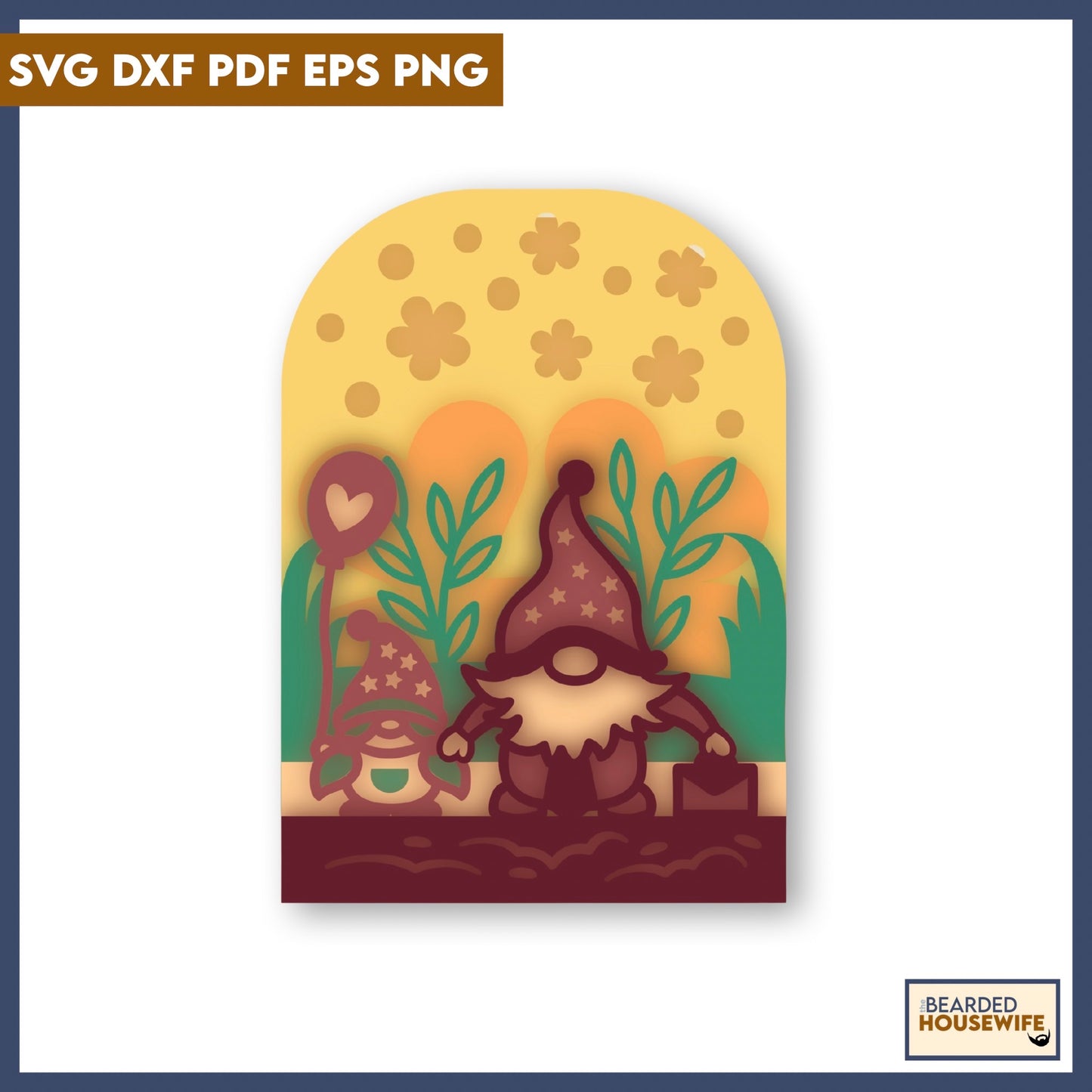 Father's Day Gnome Box Card