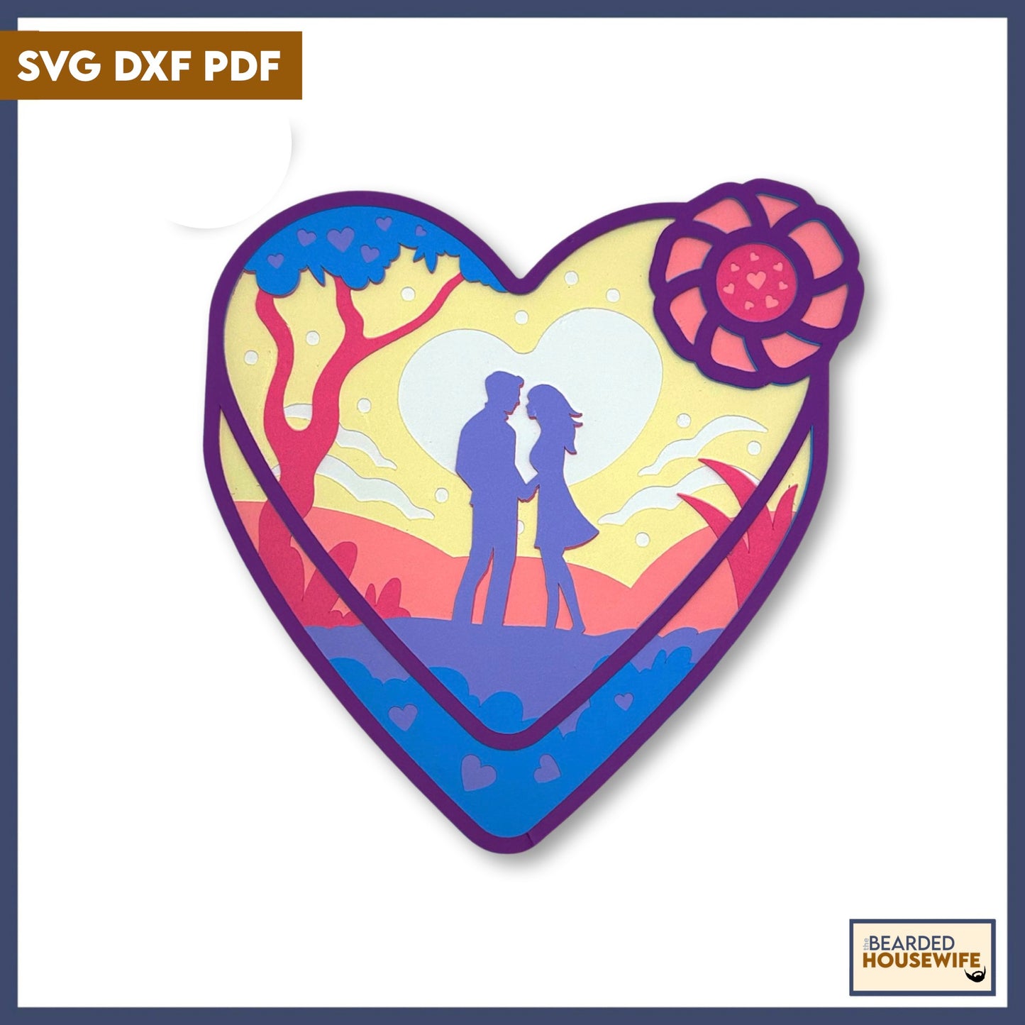 forever mine layered paper craft