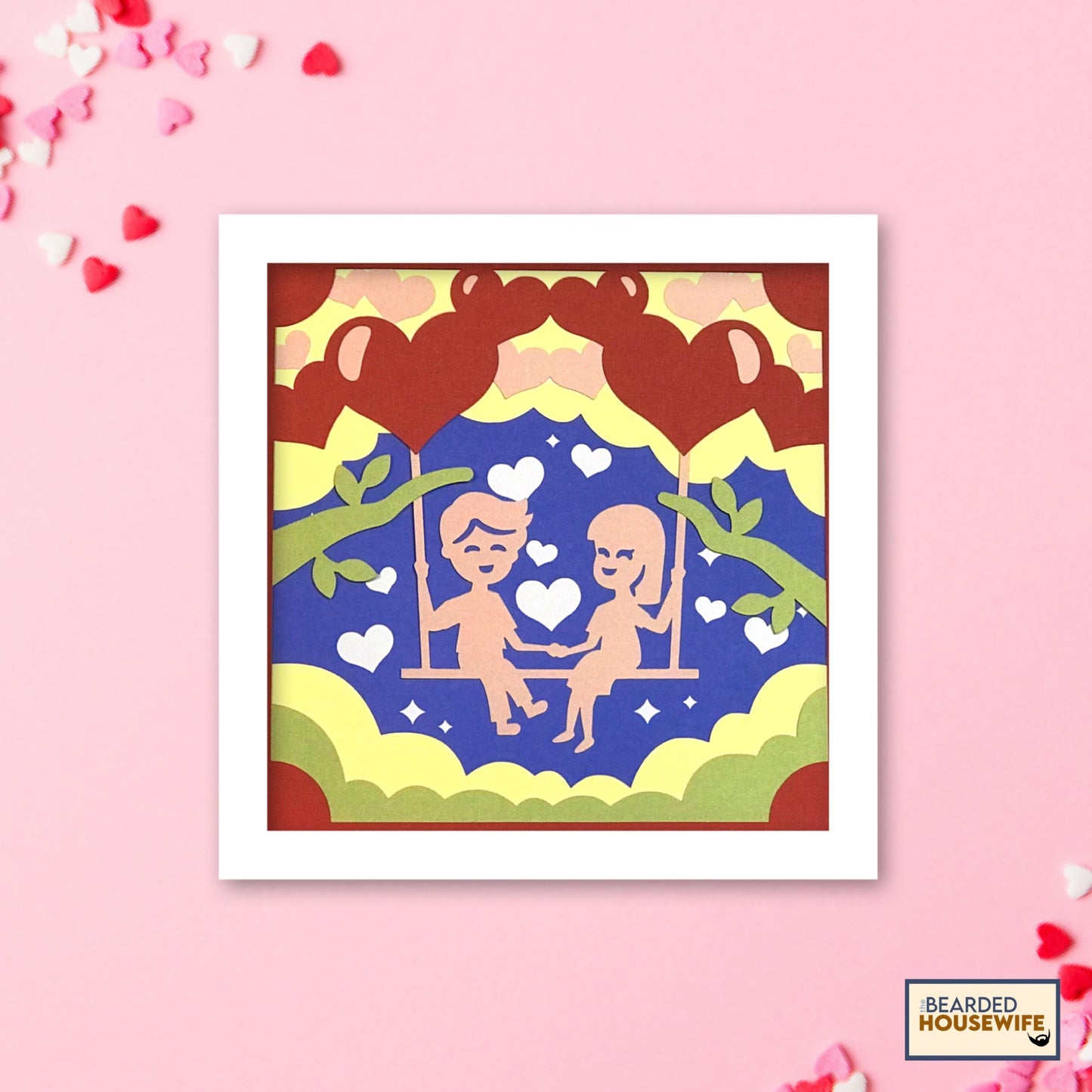 kids in love shadow box