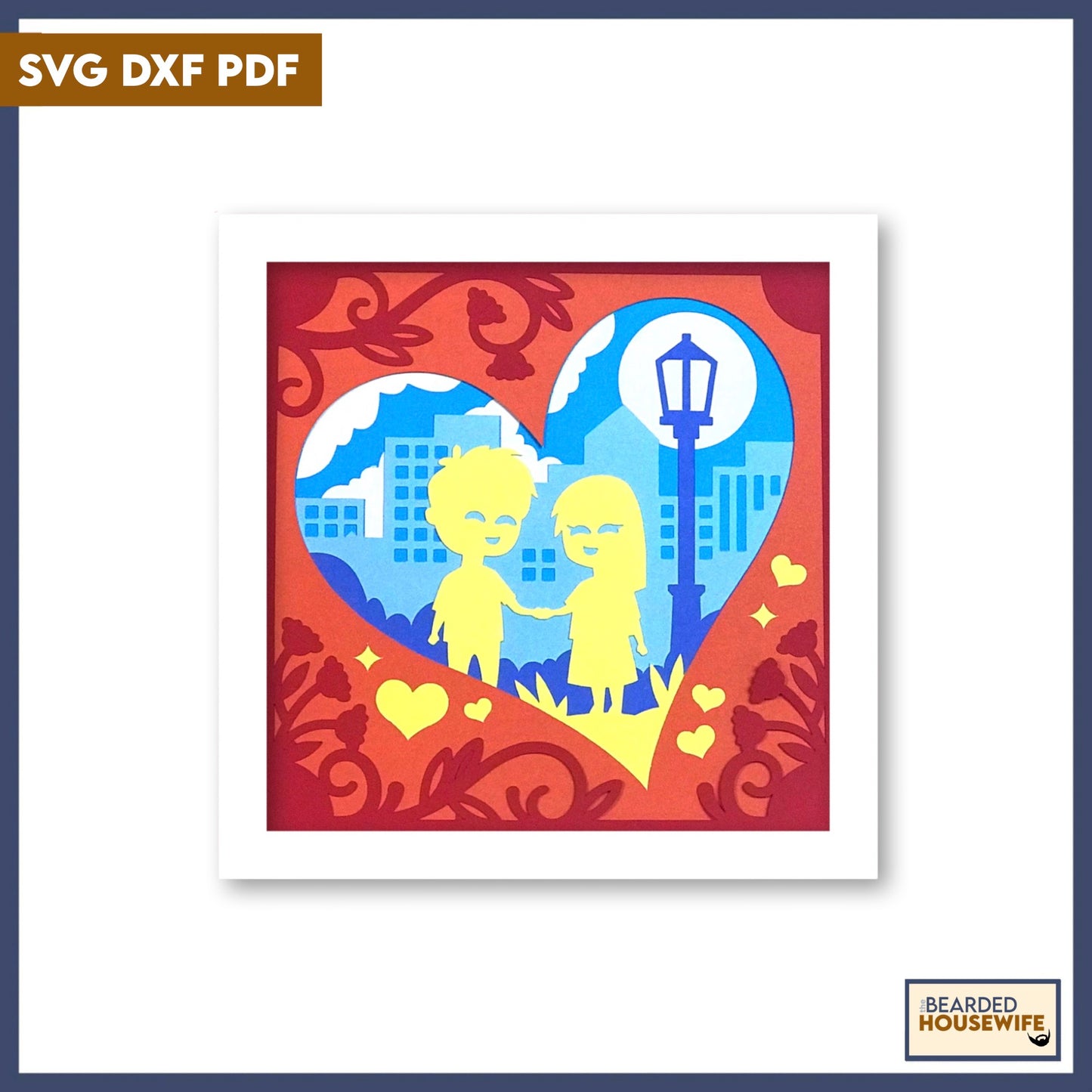 love in the city shadow box