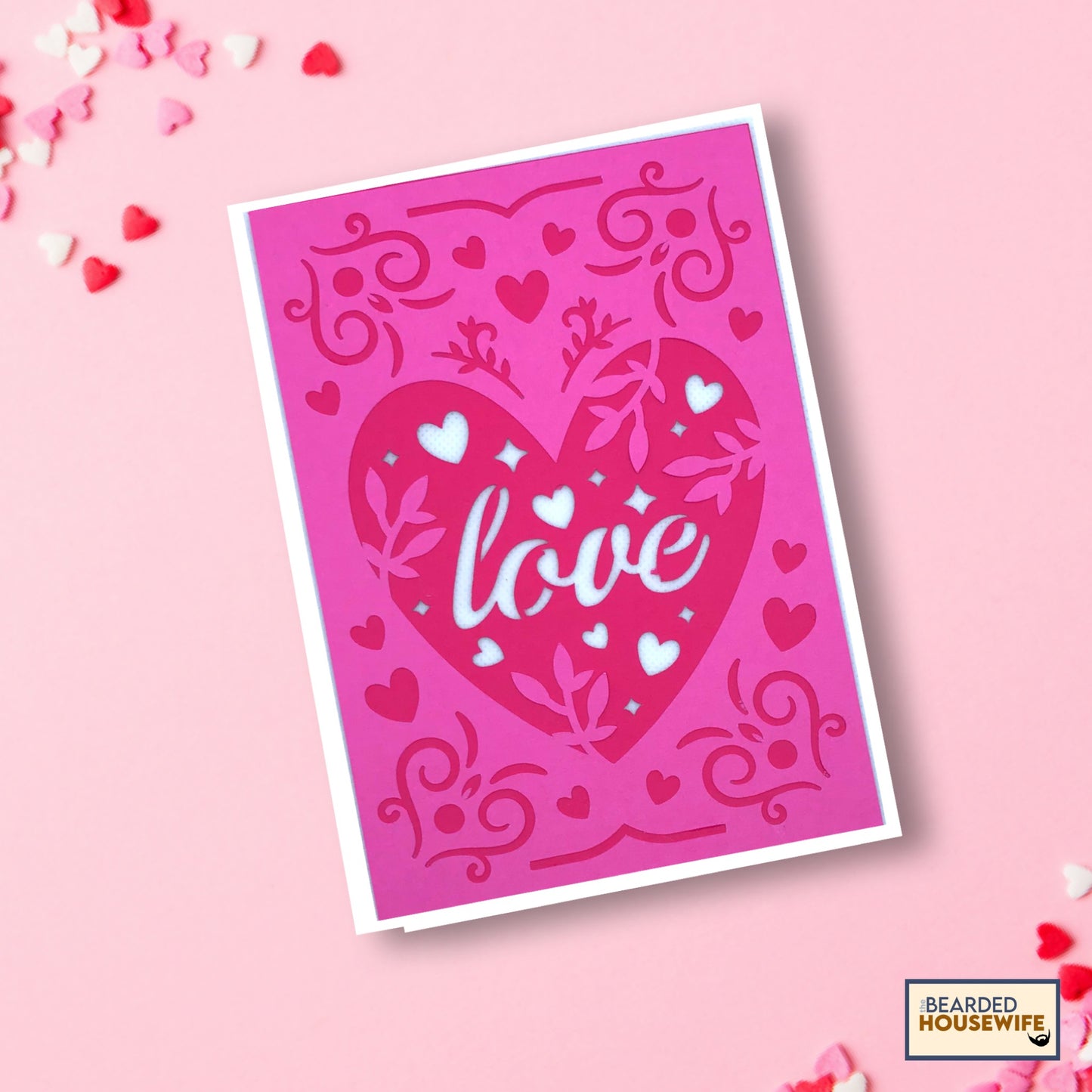 love layered card