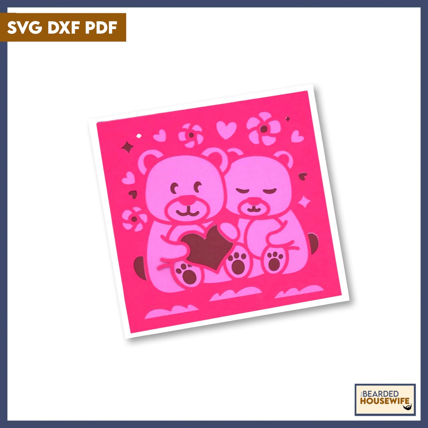 love bears layered card