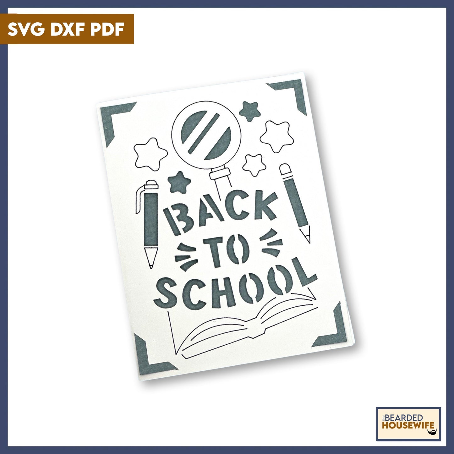 back to school insert card