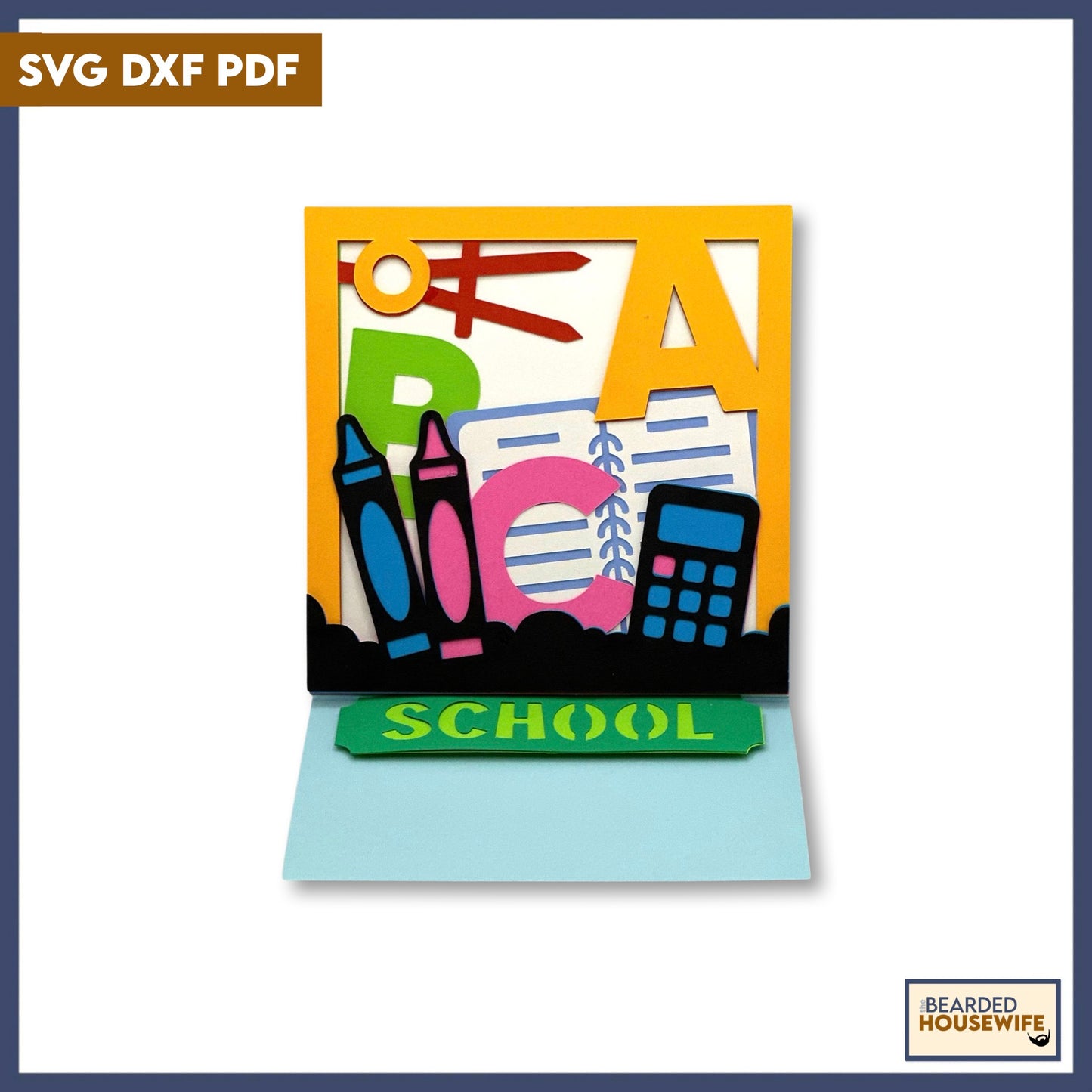 abc easel card