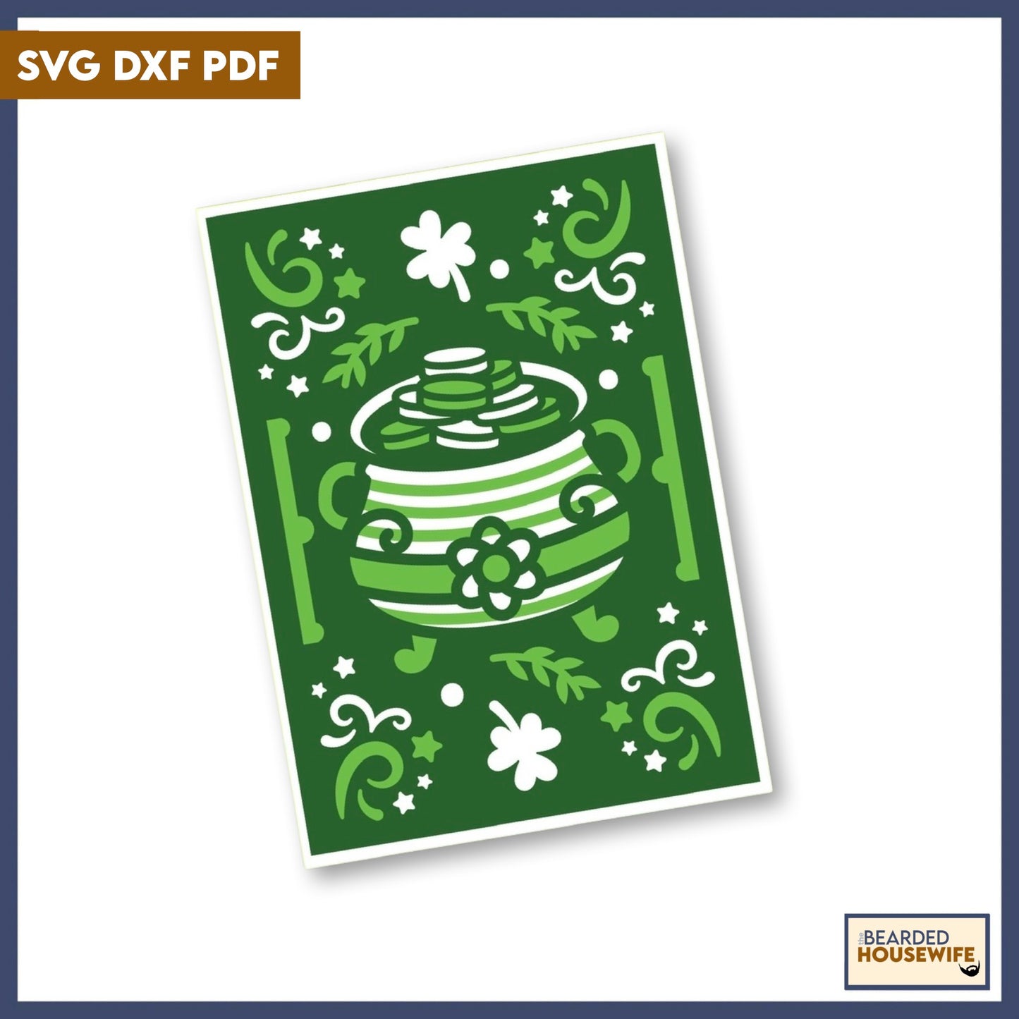 pot of gold layered card