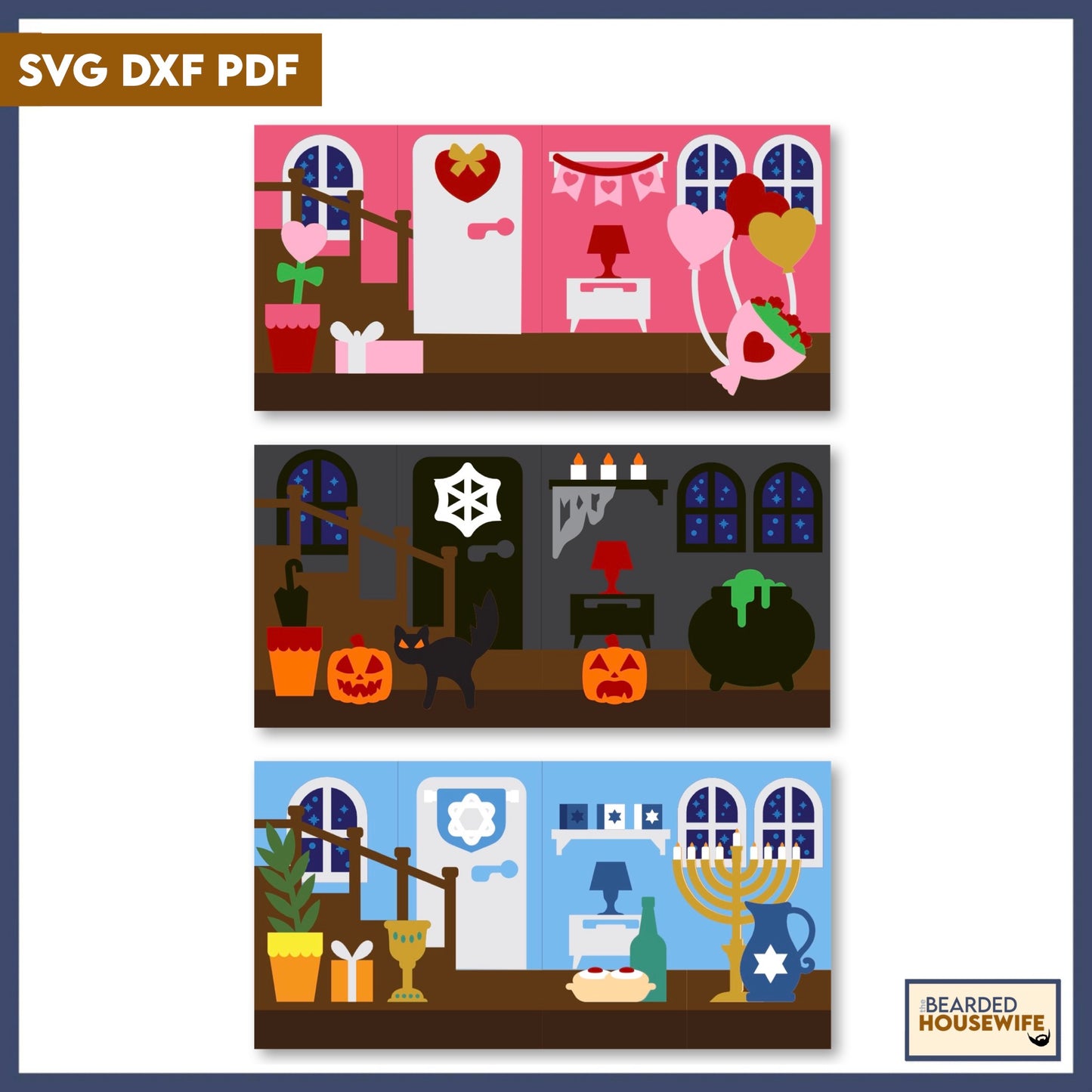 holiday zfold card bundle