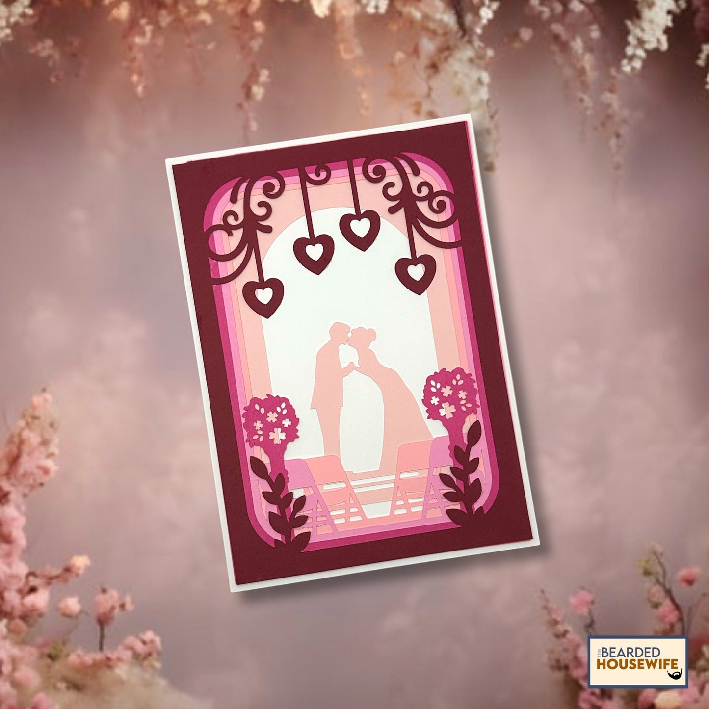 wedding day layered card