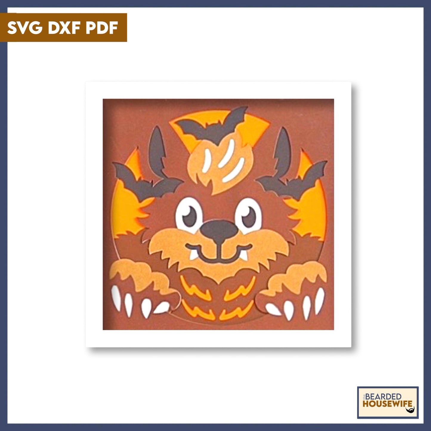 wolfie shadow box
