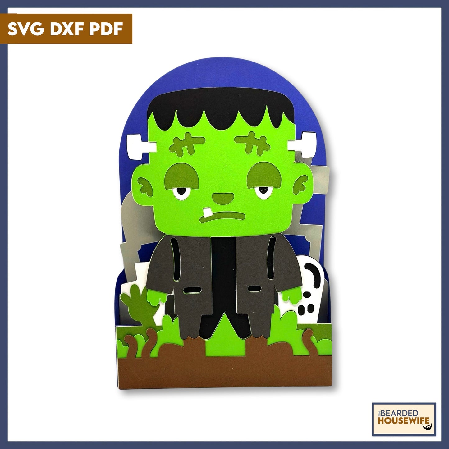 frankenstein box card