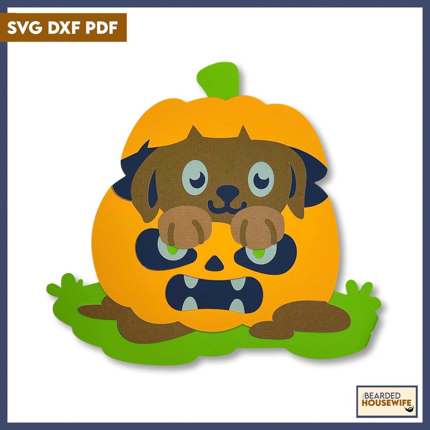 pumpkin surprise layered paper craft