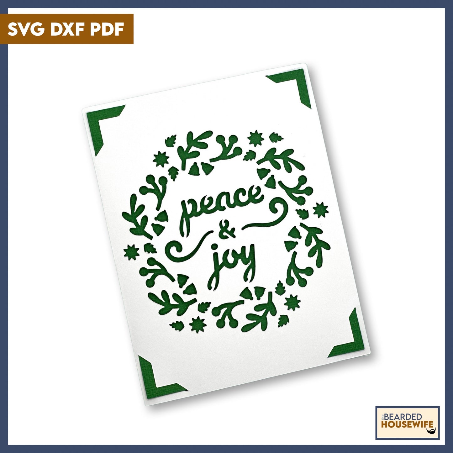 peace and joy insert card