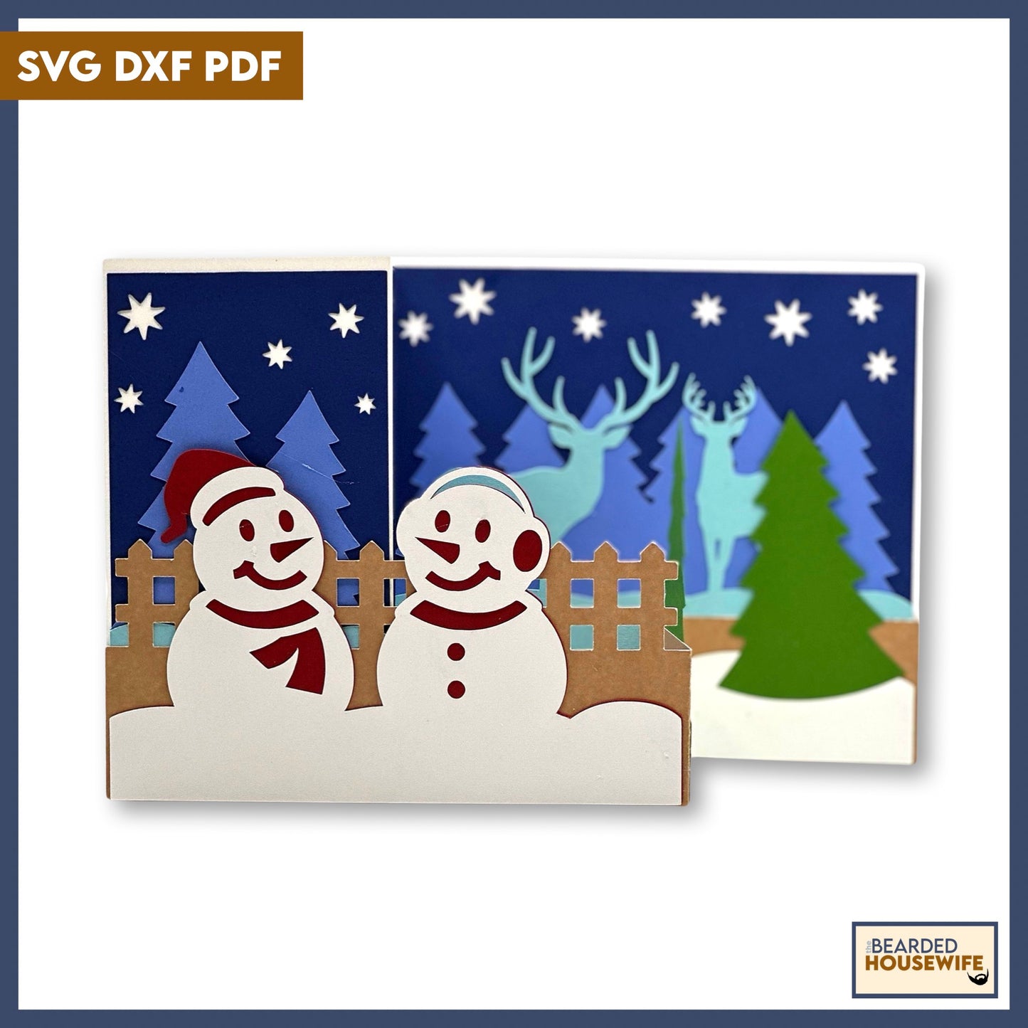 December in the Woods Z-Fold Card