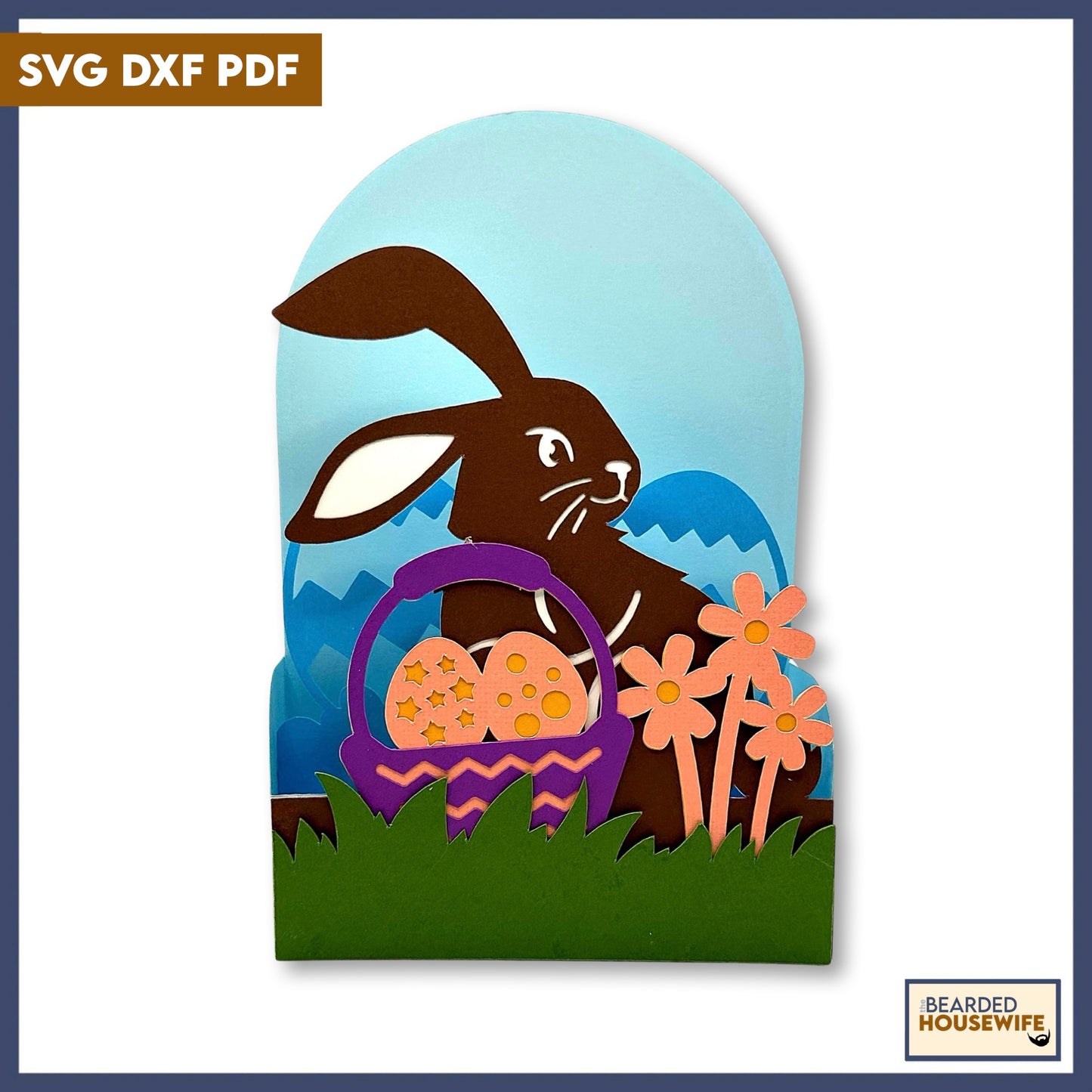 happy easter box card