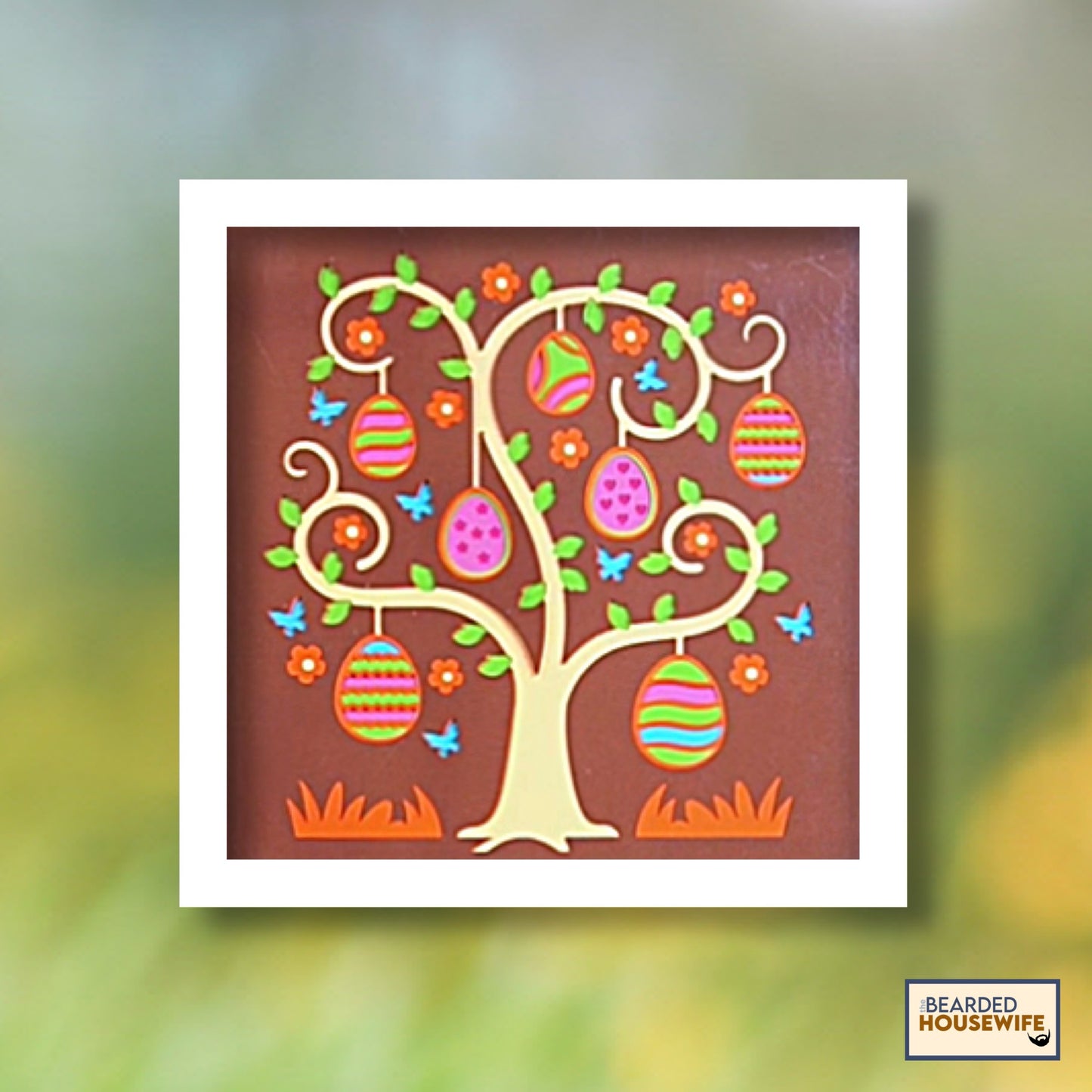easter tree shadow box