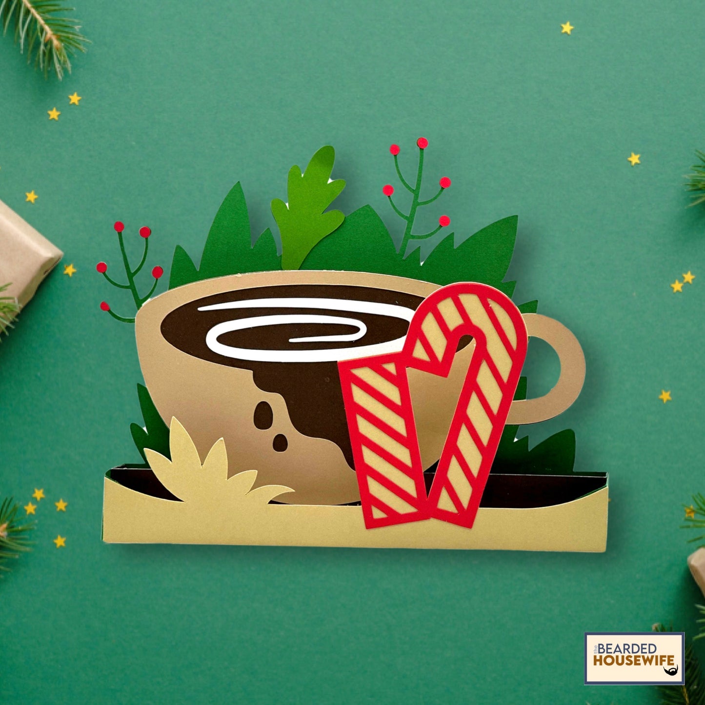 hot cocoa box card
