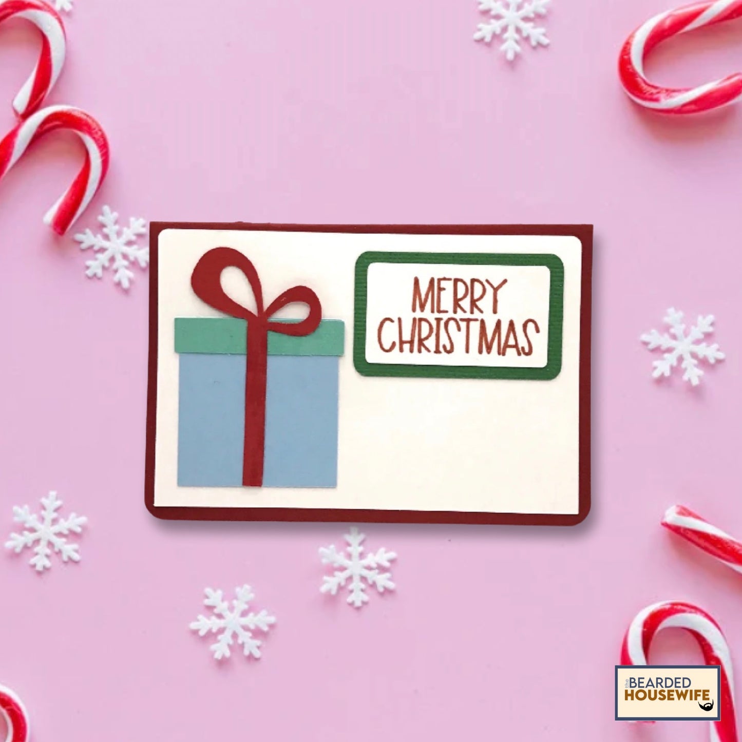 christmas present gift card holder