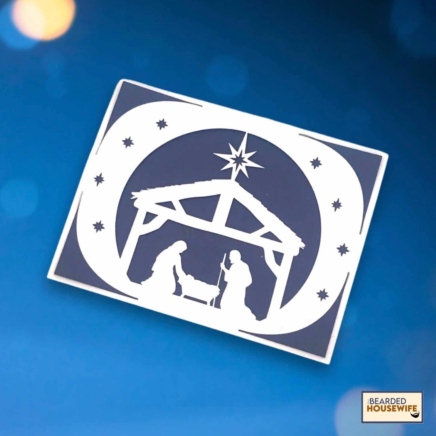 nativity insert card