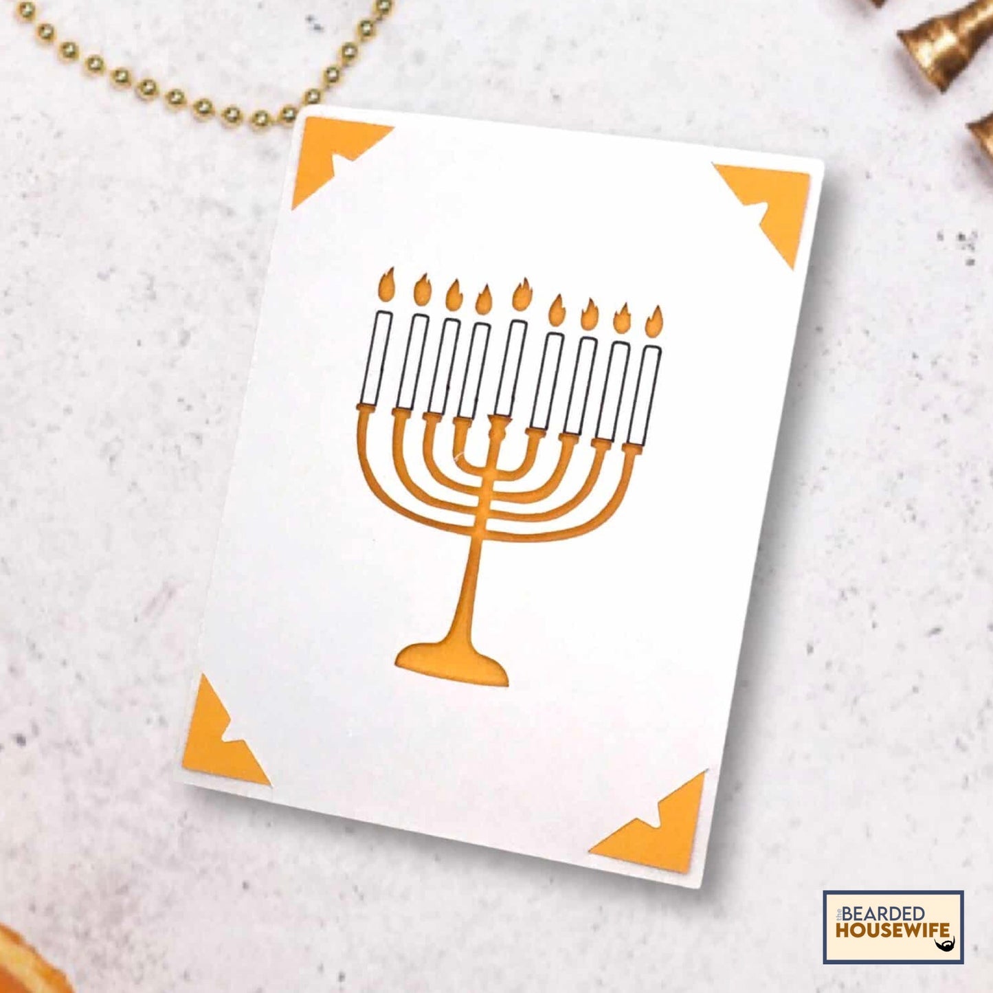 menorah insert card