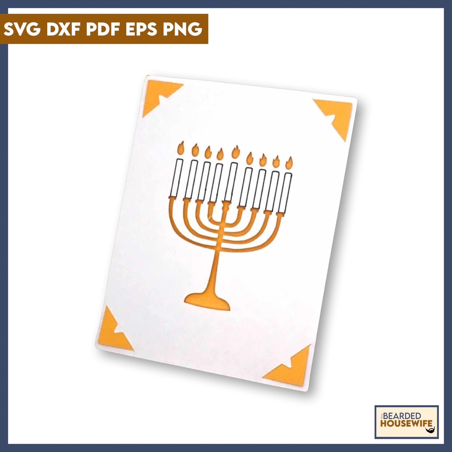 menorah insert card
