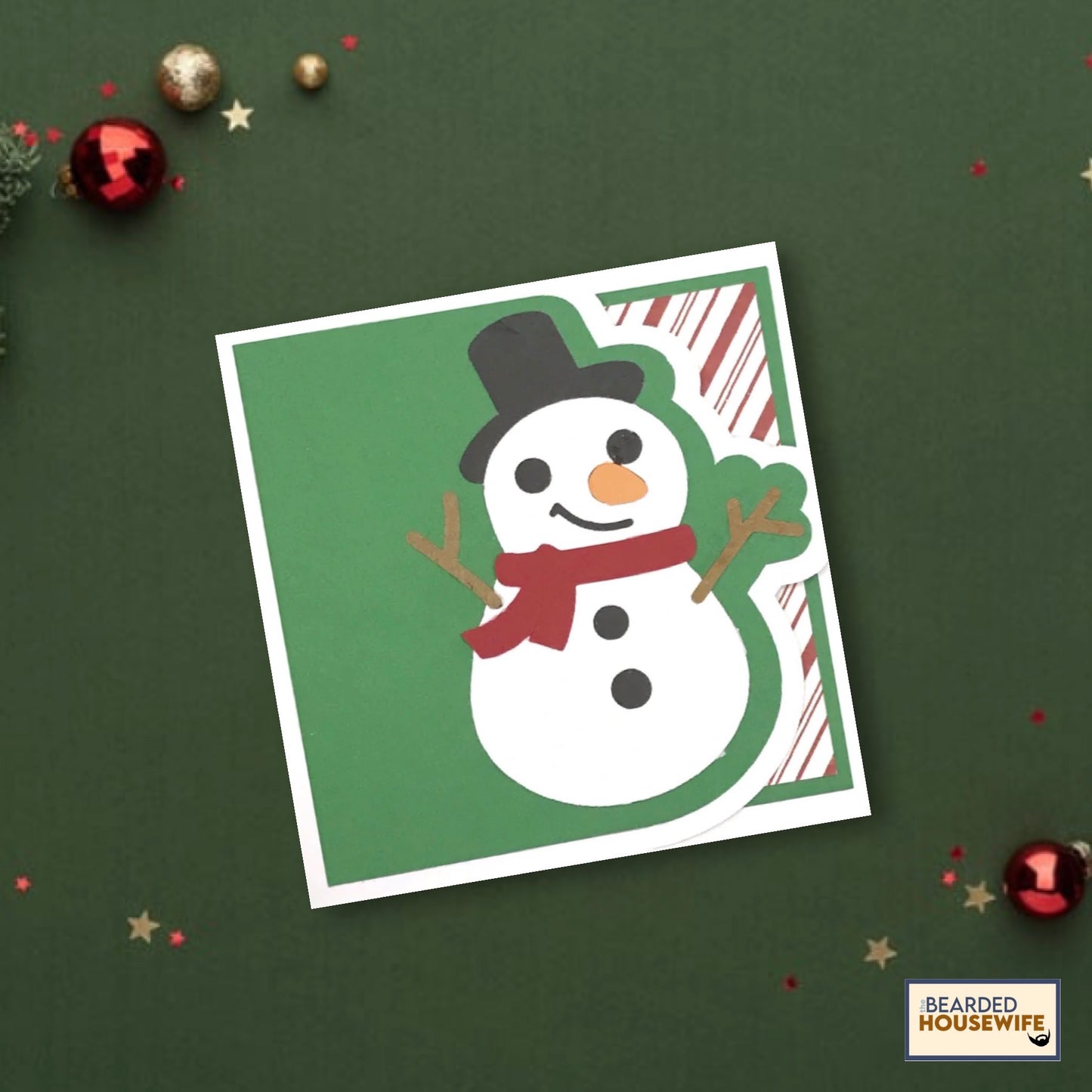 snowman side edge card